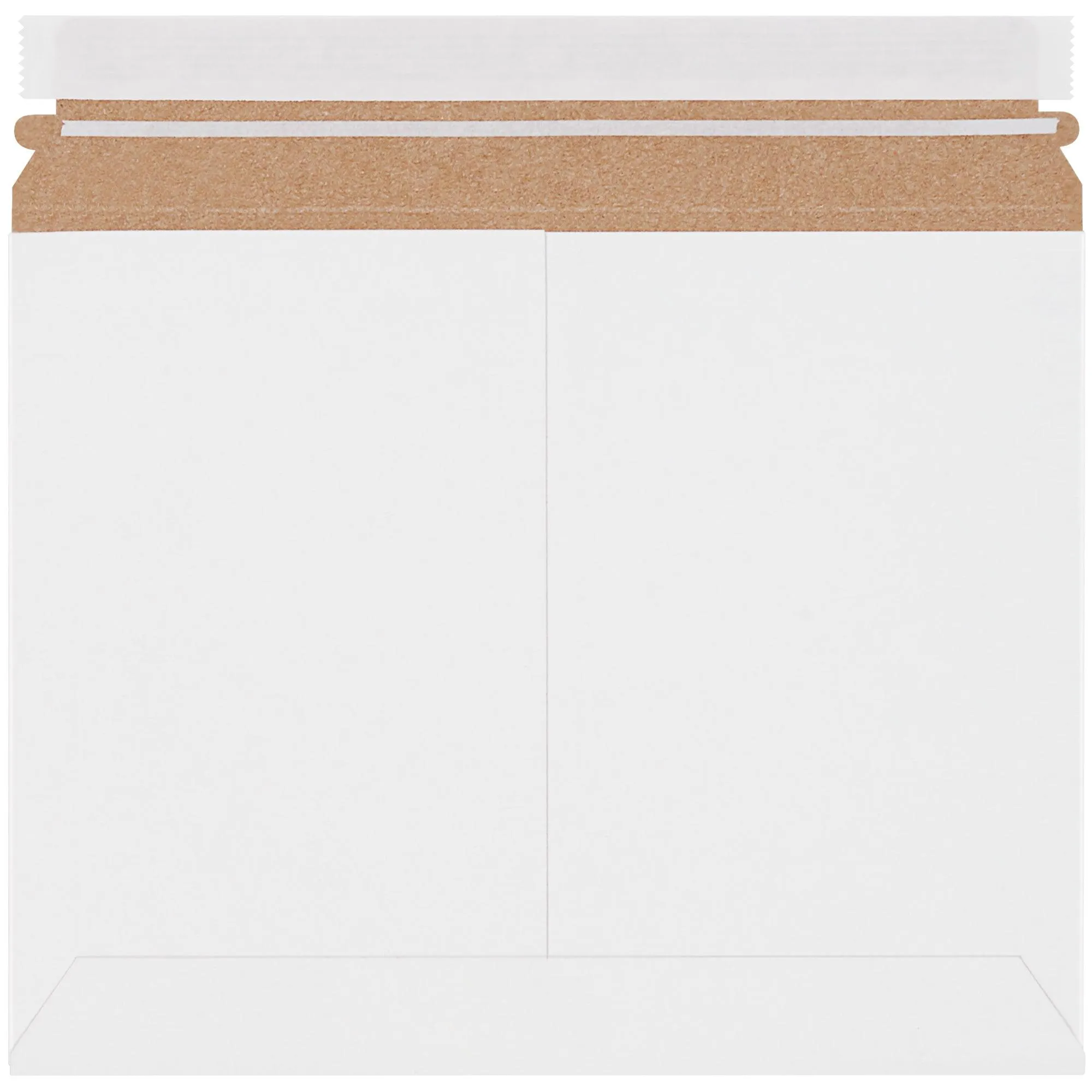 11 1/2 x 9" White Stayflats Lite® Mailers