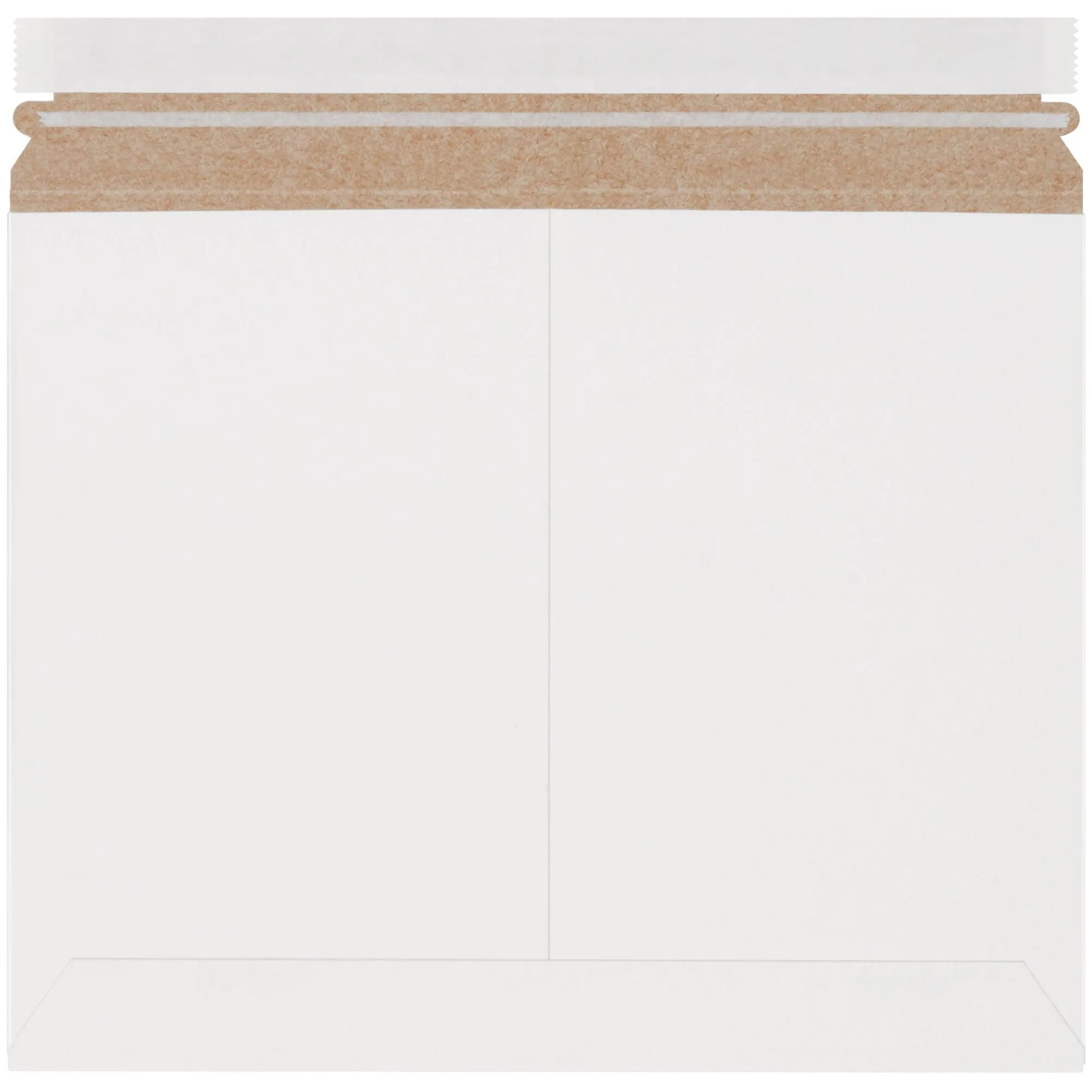 12 1/4 x 9 3/4" White Stayflats Lite® Mailers