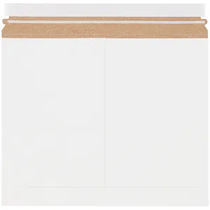 13 1/2 x 11" White Stayflats Lite® Mailers