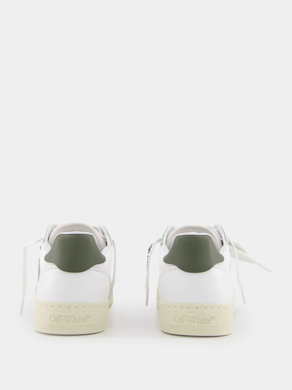 5.0 Panelled Canvas Green Sneakers