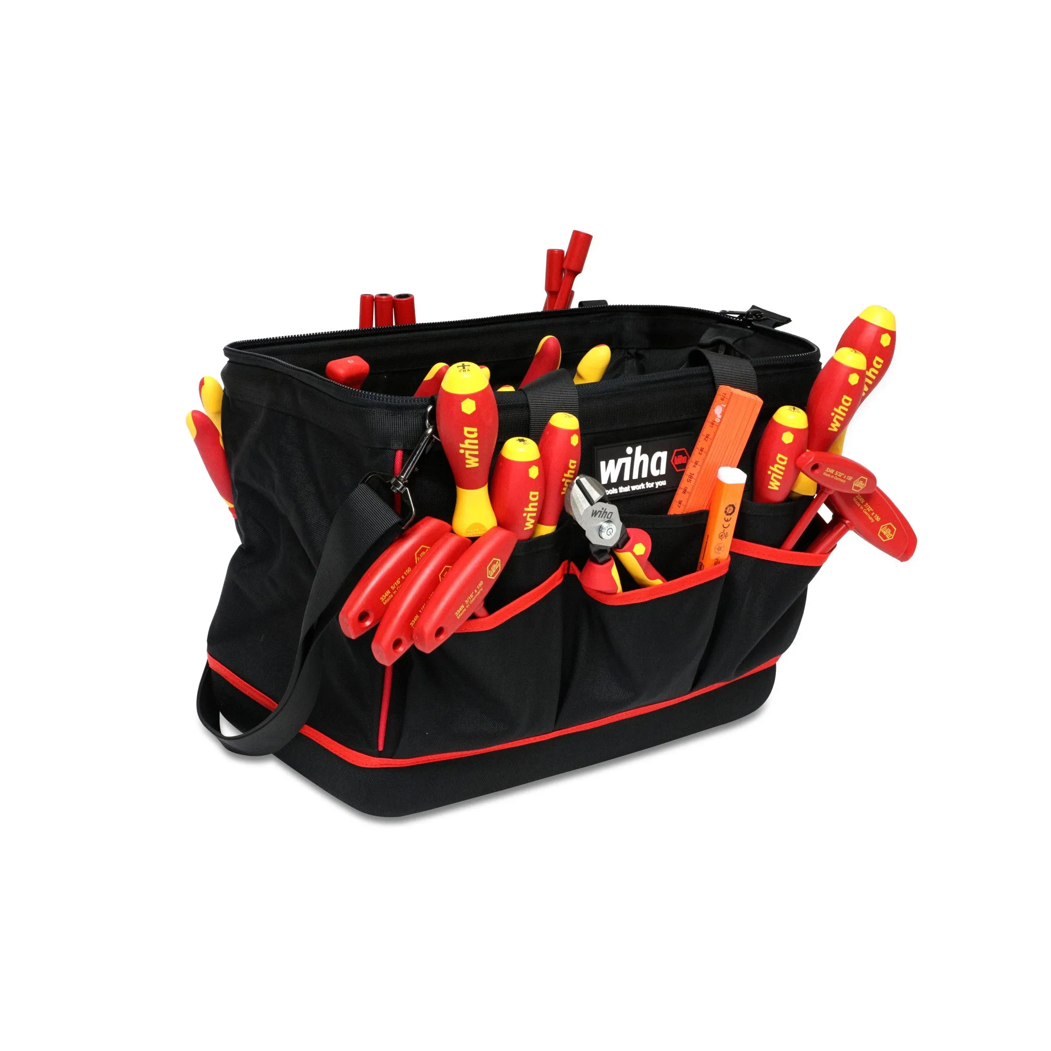 50 Piece Master Electrician's Insulated Tool Set In Canvas Tool Bag