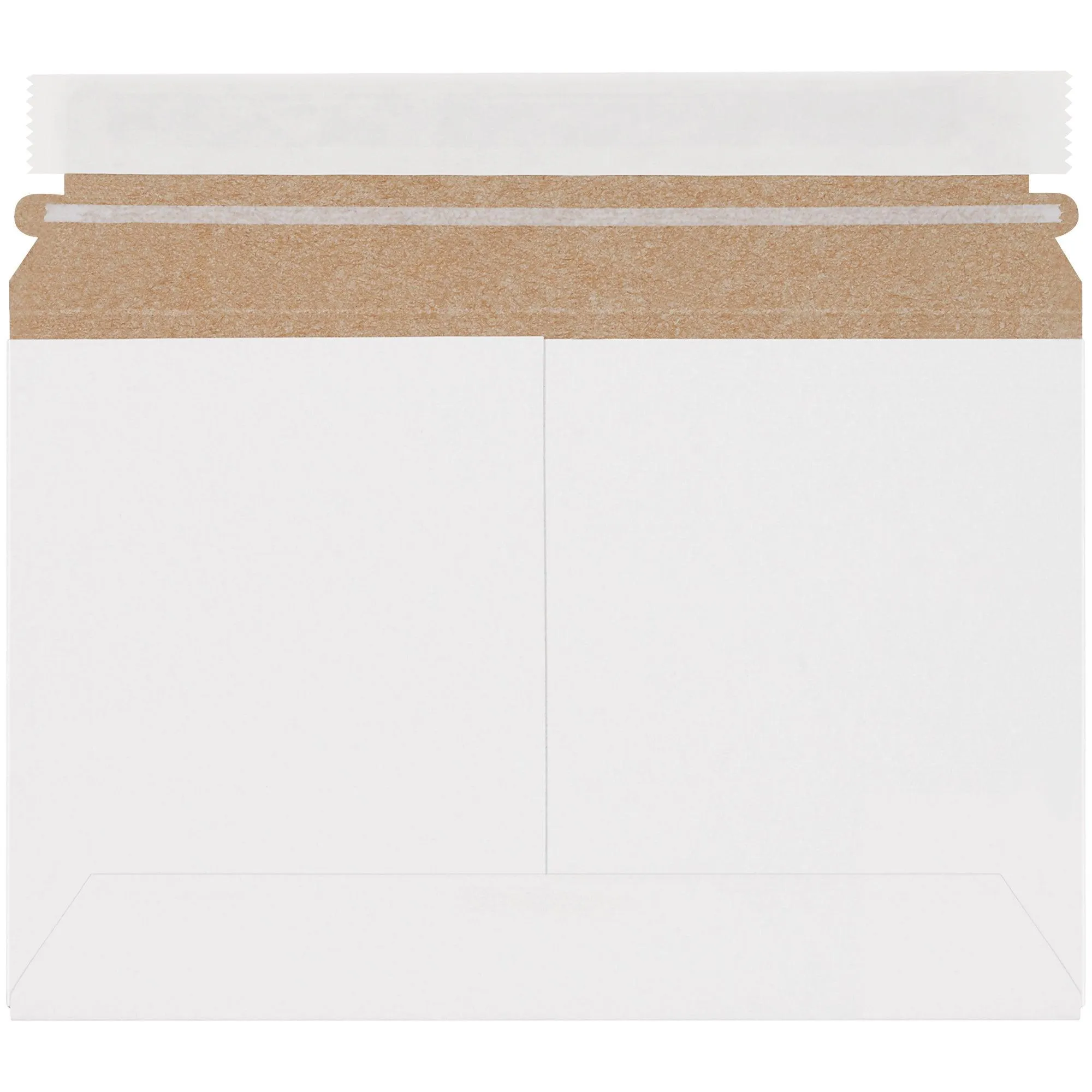 9 1/2 x 6" White Stayflats Lite® Mailers