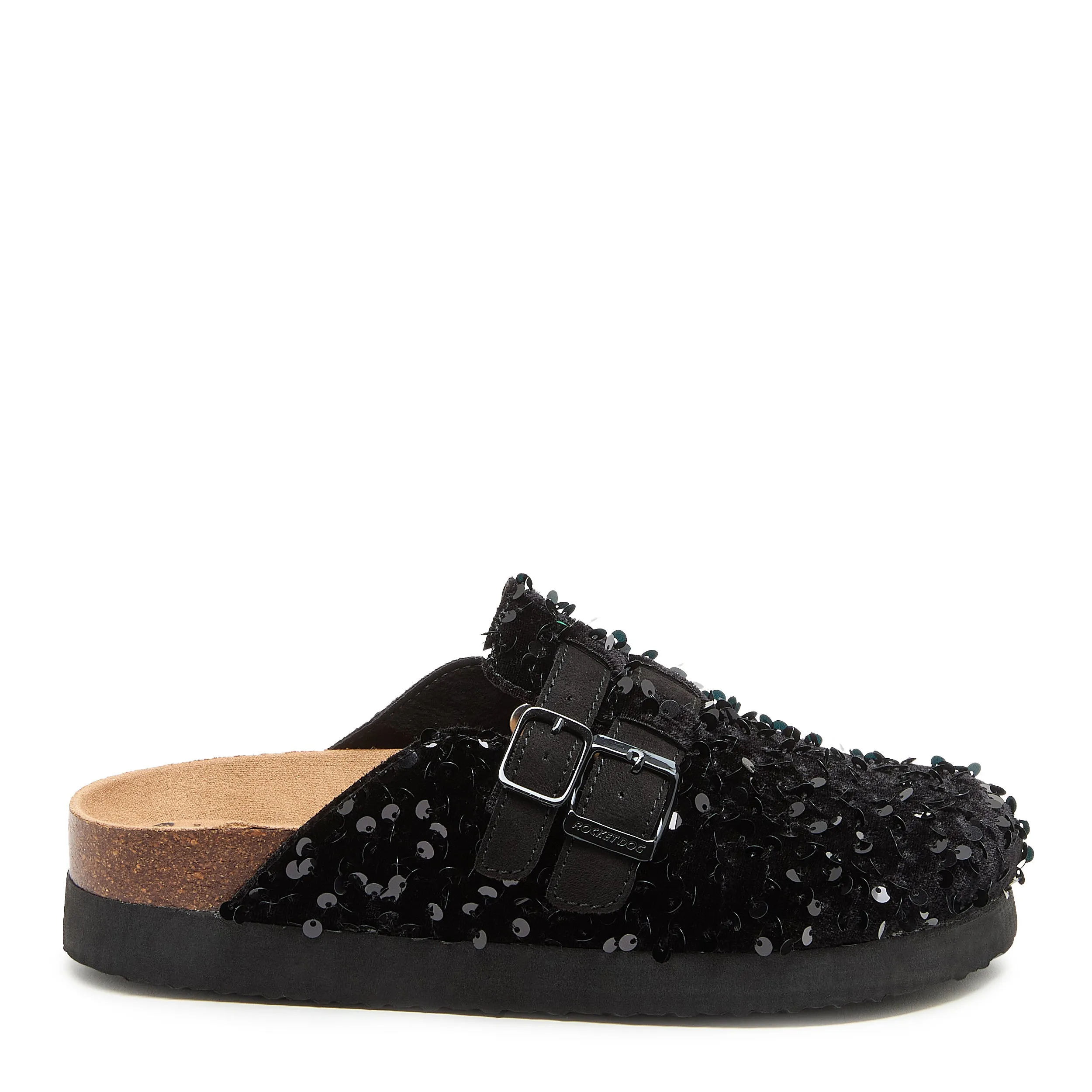 Abel Plus Black Sequin Mule