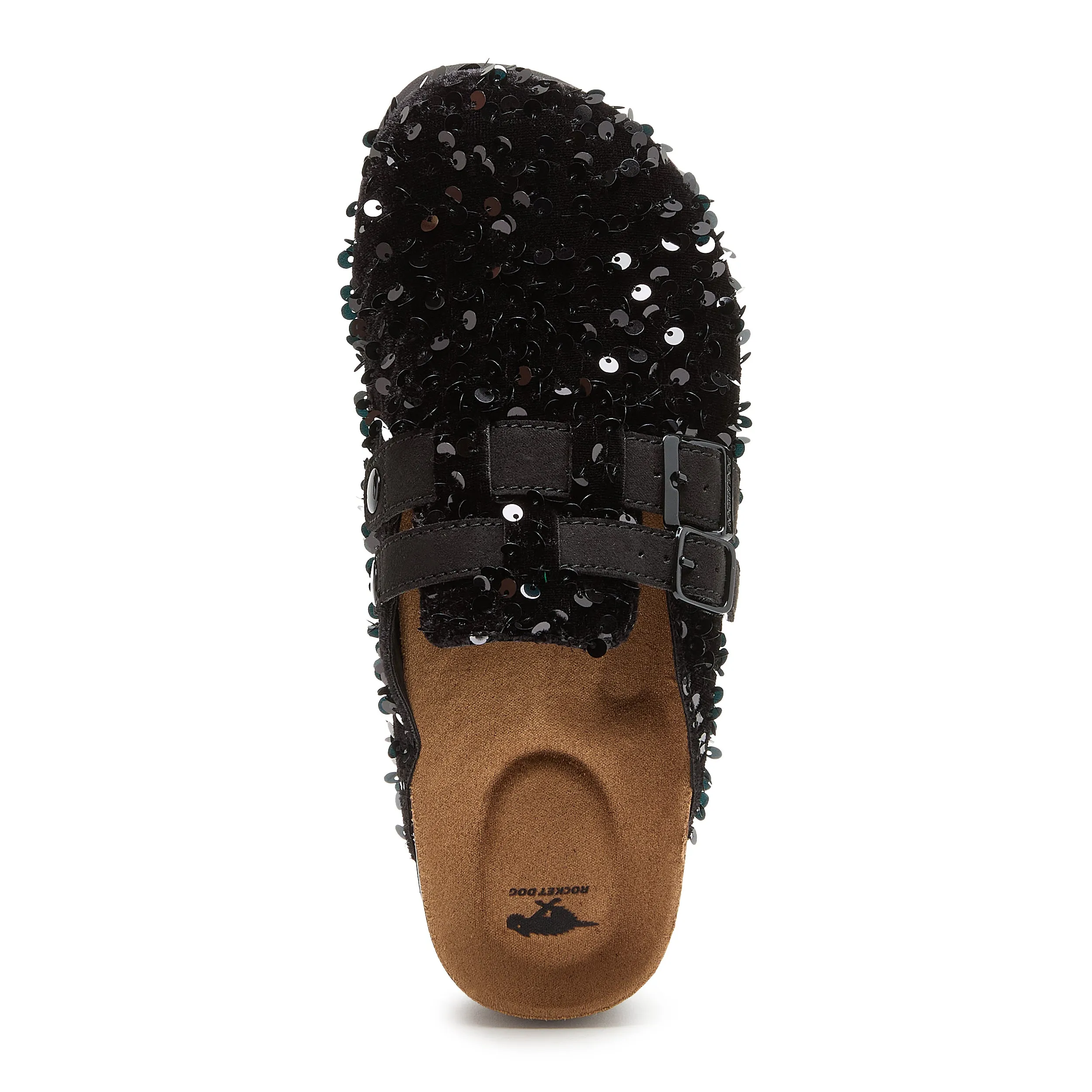 Abel Plus Black Sequin Mule