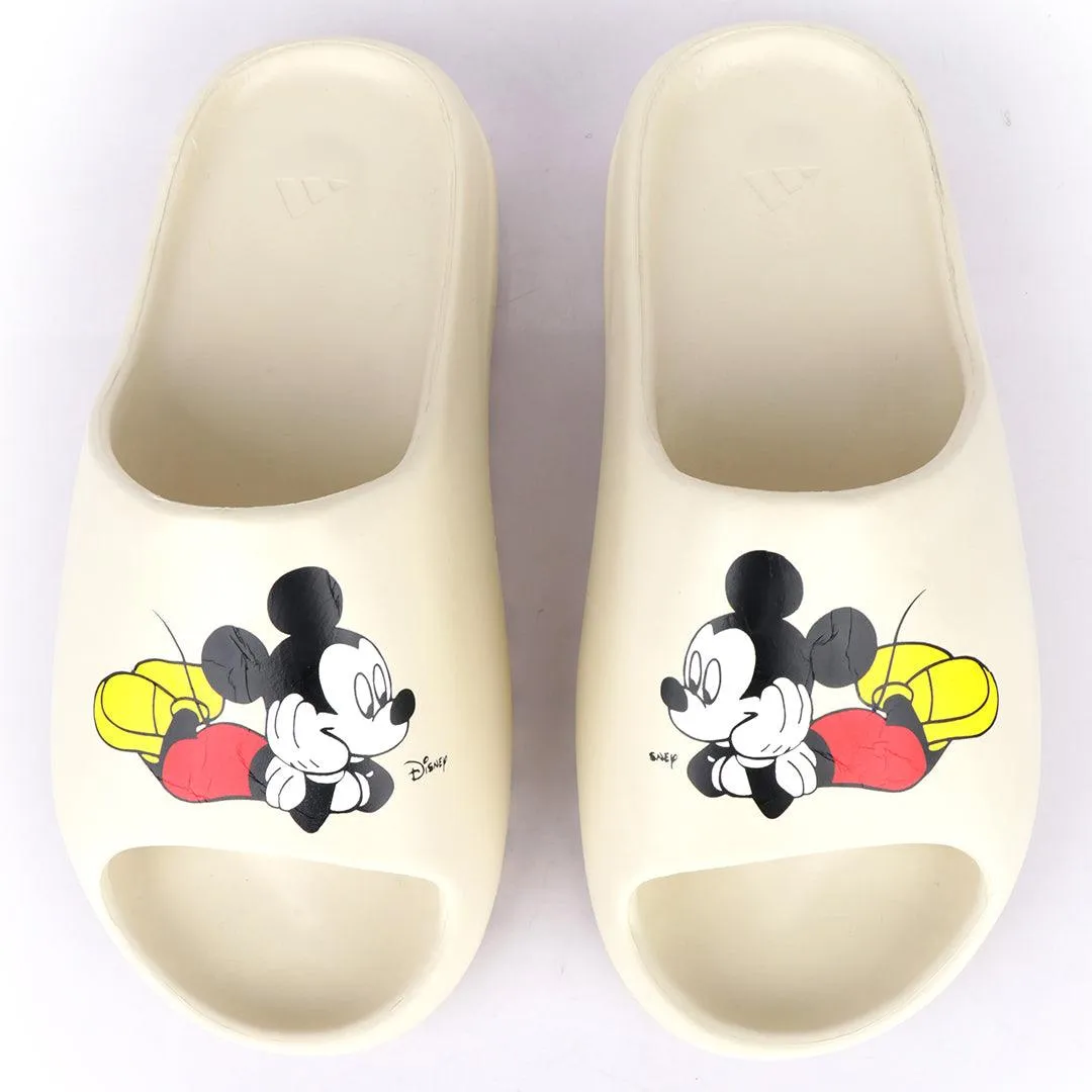 AD Mickey Mouse Slides-Cream