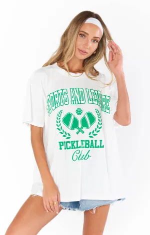 Airport Tee ~ Pickleball Club Graphic