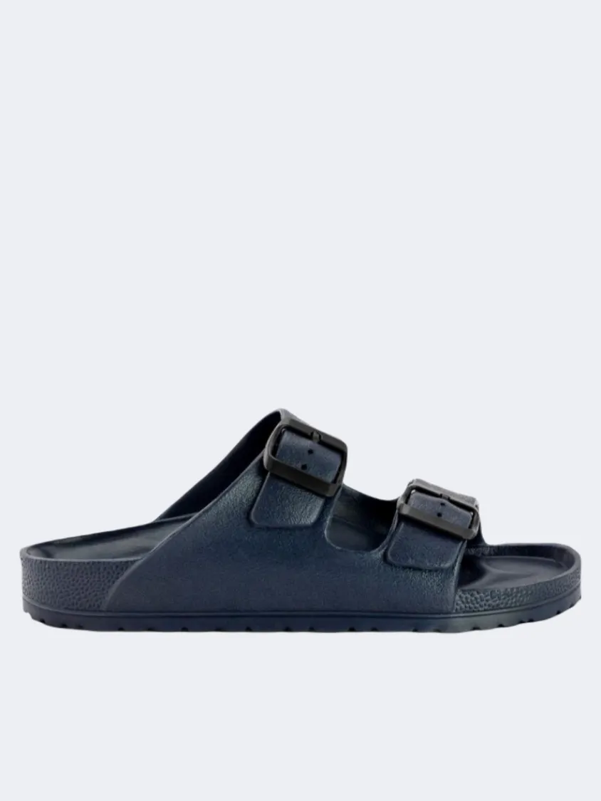 Ateneo Comfort Men Beach Slipper Navy