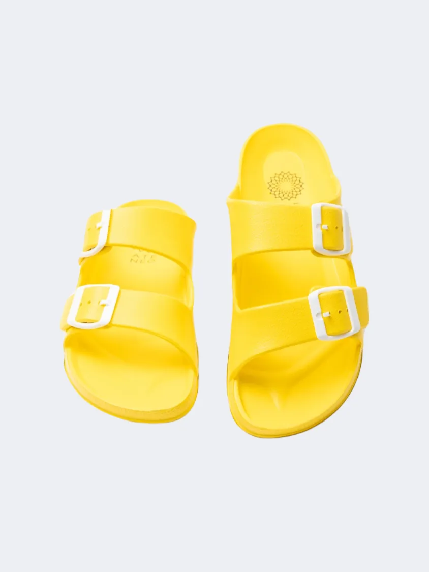 Ateneo Comfort Women Beach Slipper Yellow/White