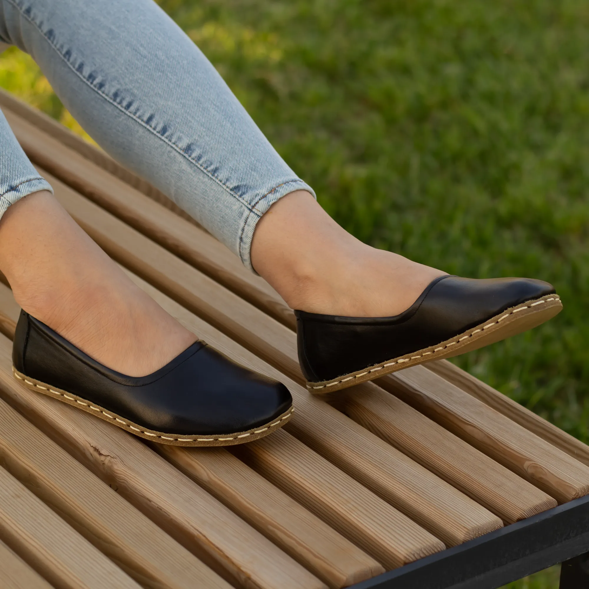 Barefoot Flat Shoes Black for Women