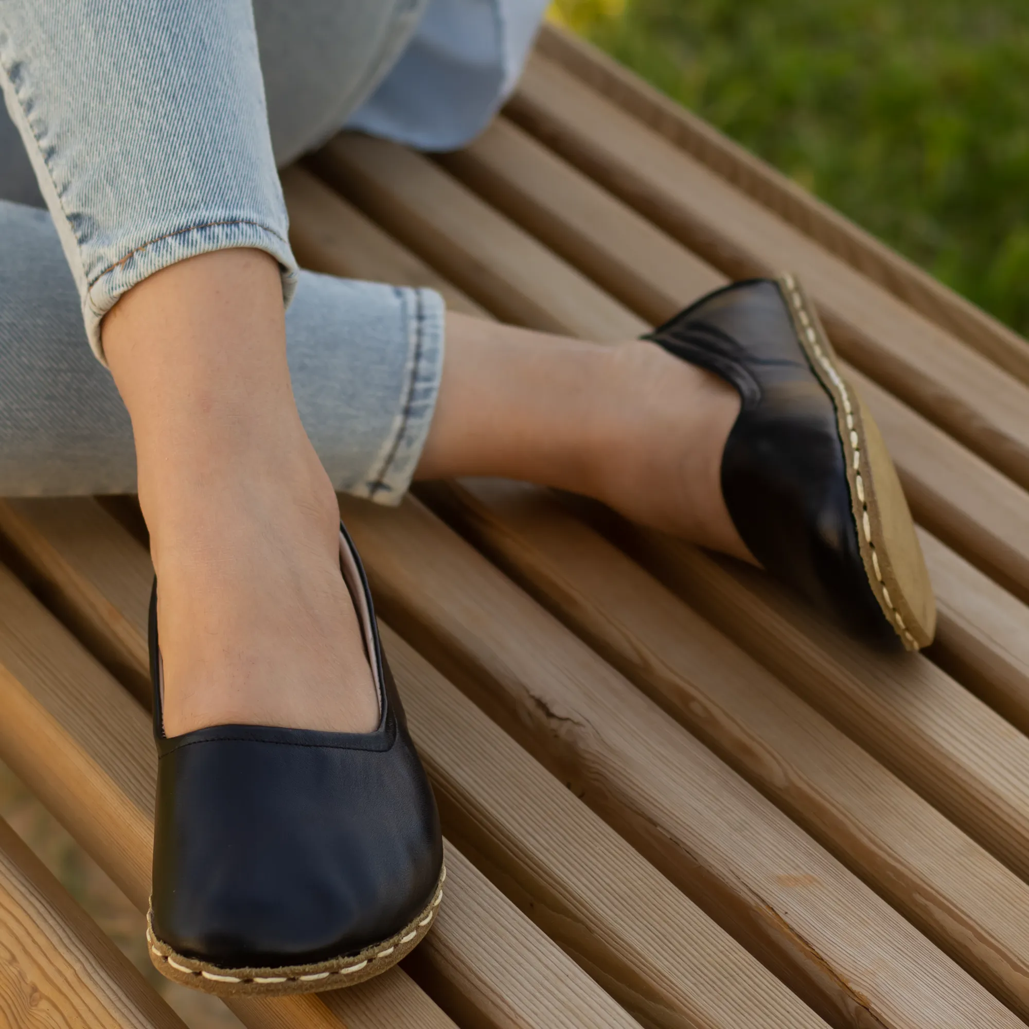 Barefoot Flat Shoes Black for Women