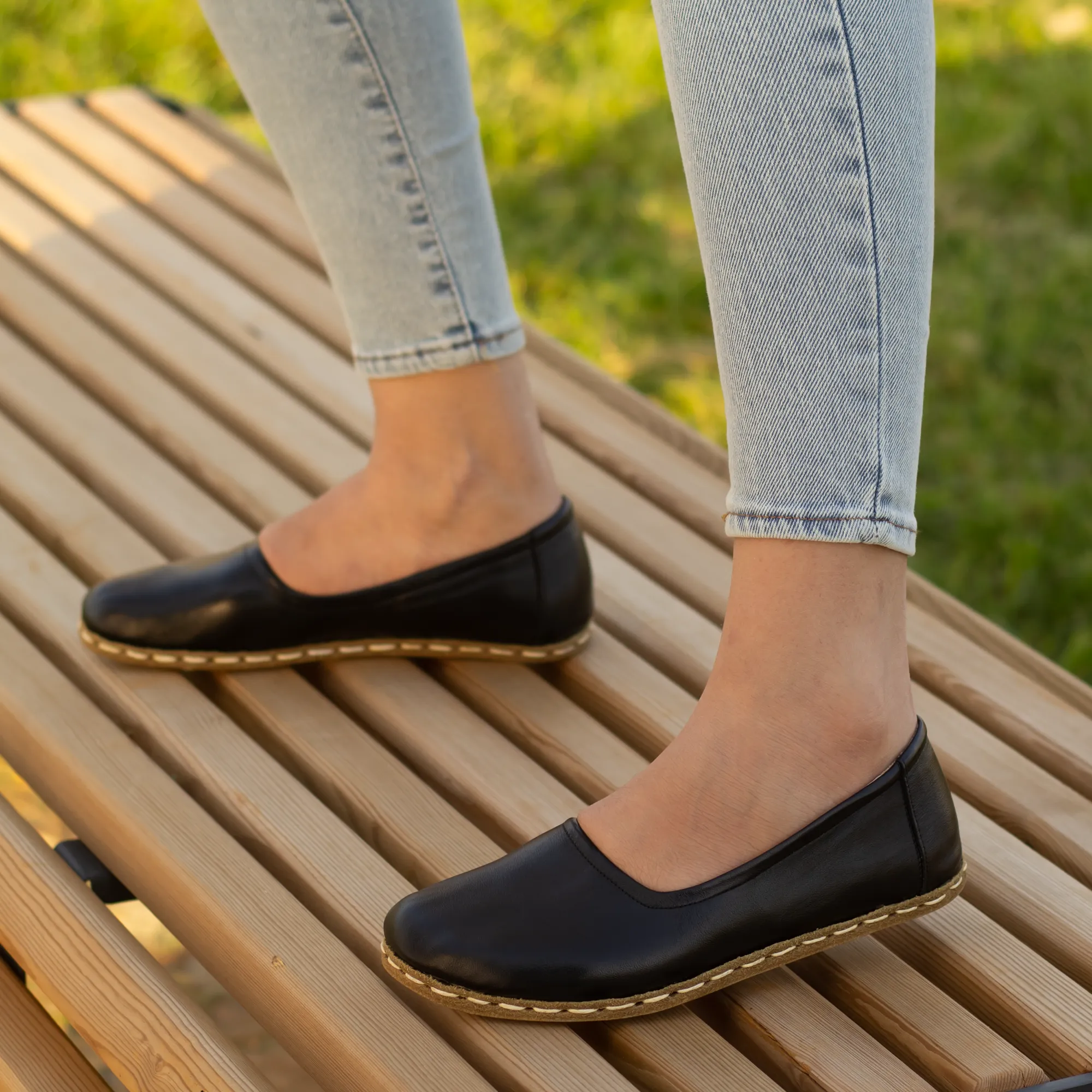 Barefoot Flat Shoes Black for Women