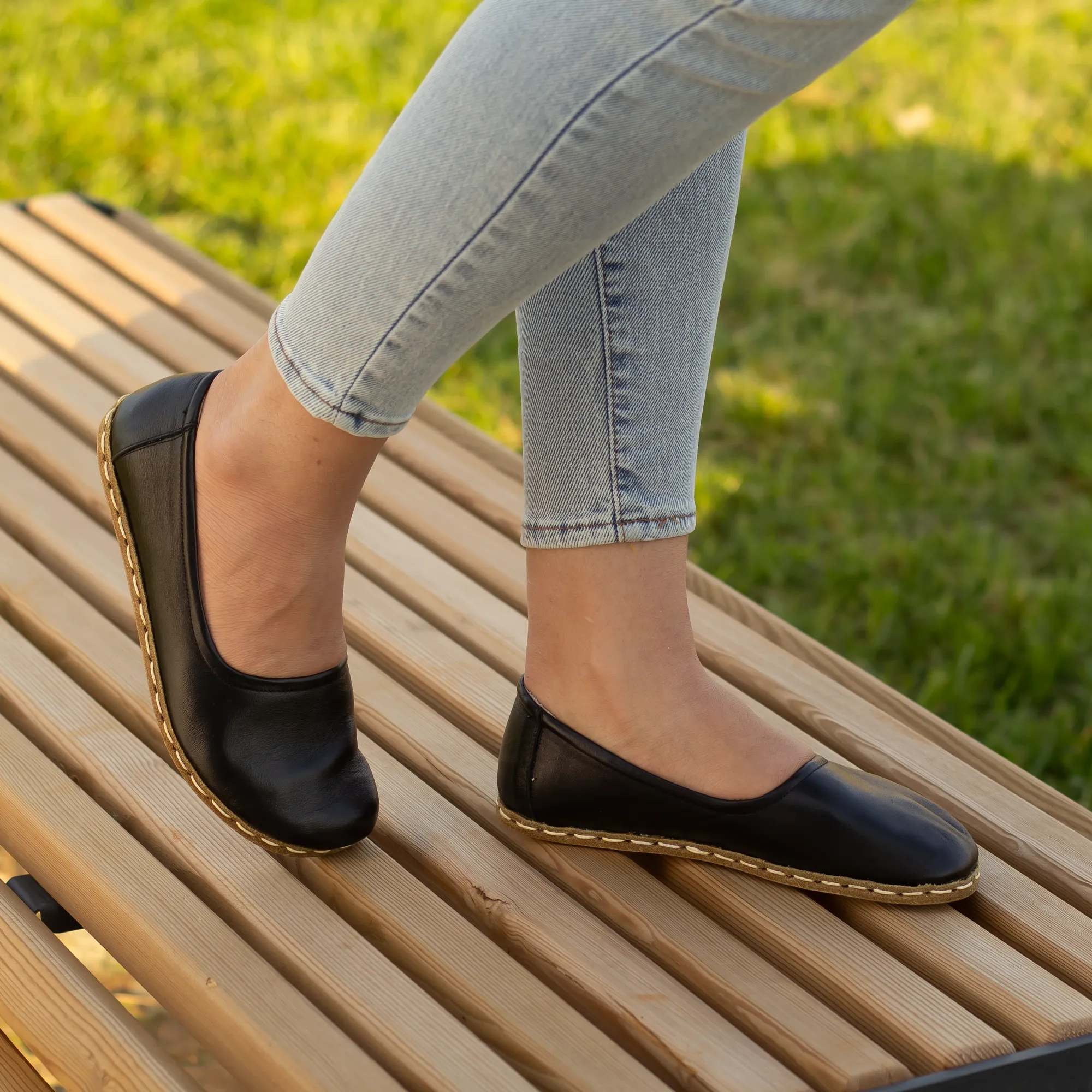 Barefoot Flat Shoes Black for Women