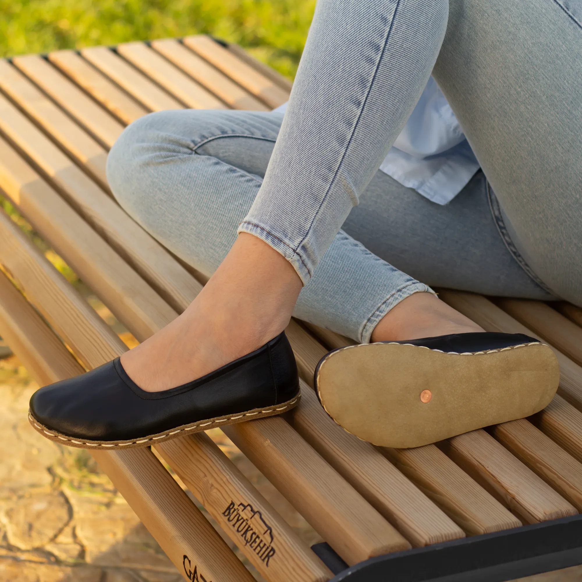 Barefoot Flat Shoes Black for Women