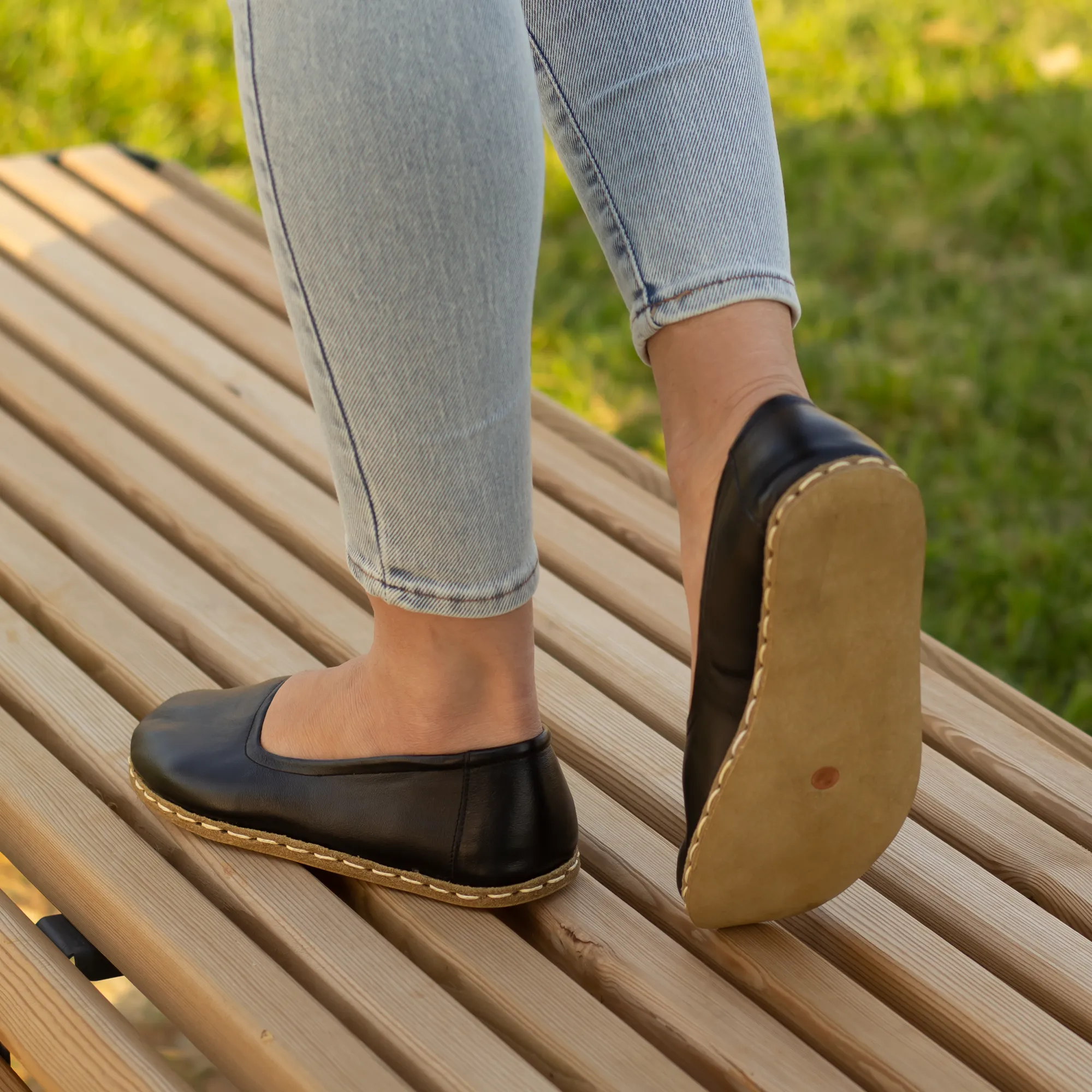 Barefoot Flat Shoes Black for Women