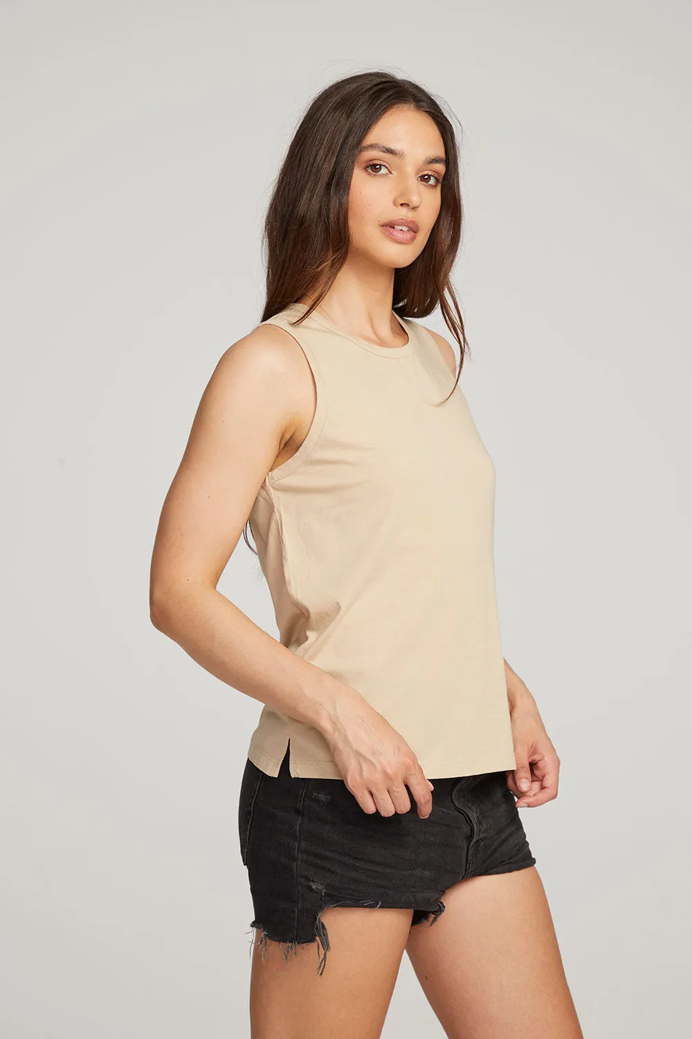 Basic Cappuccino Slit Tank