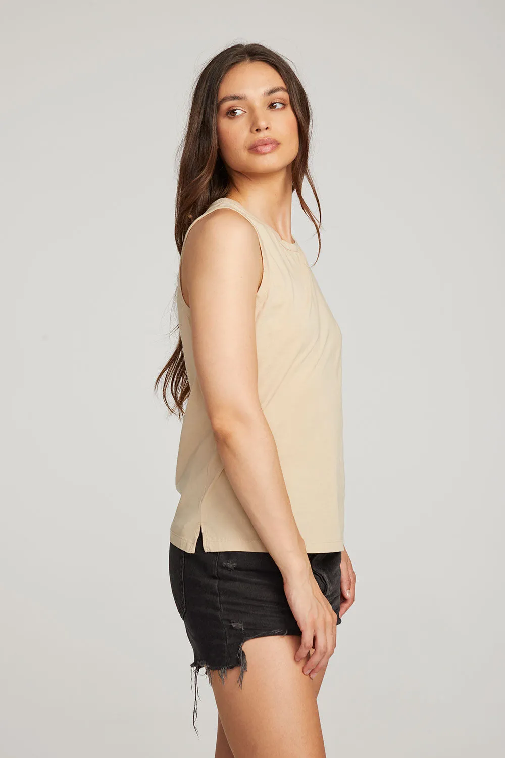 Basic Cappuccino Slit Tank