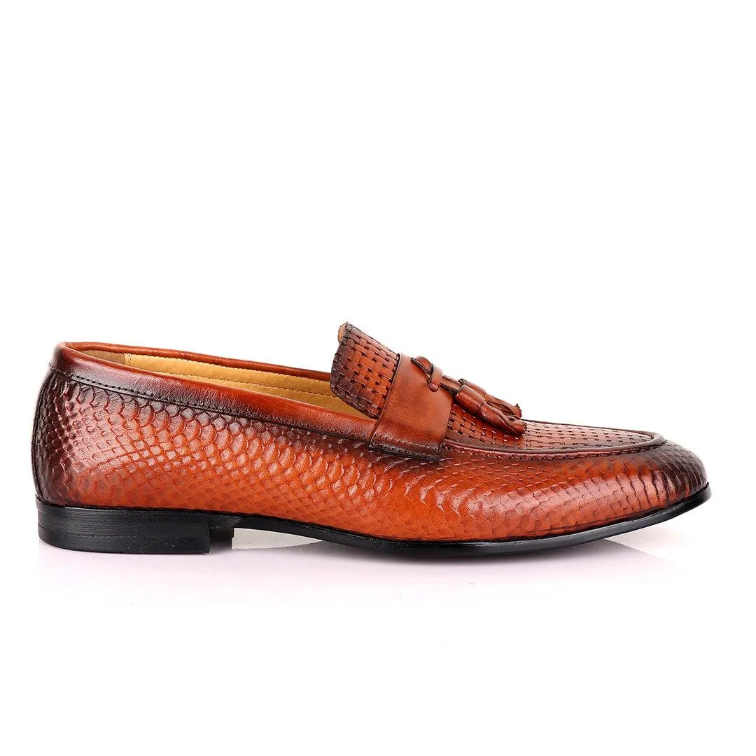 Berluti Tassel Leather  Men's Shoe-Brown