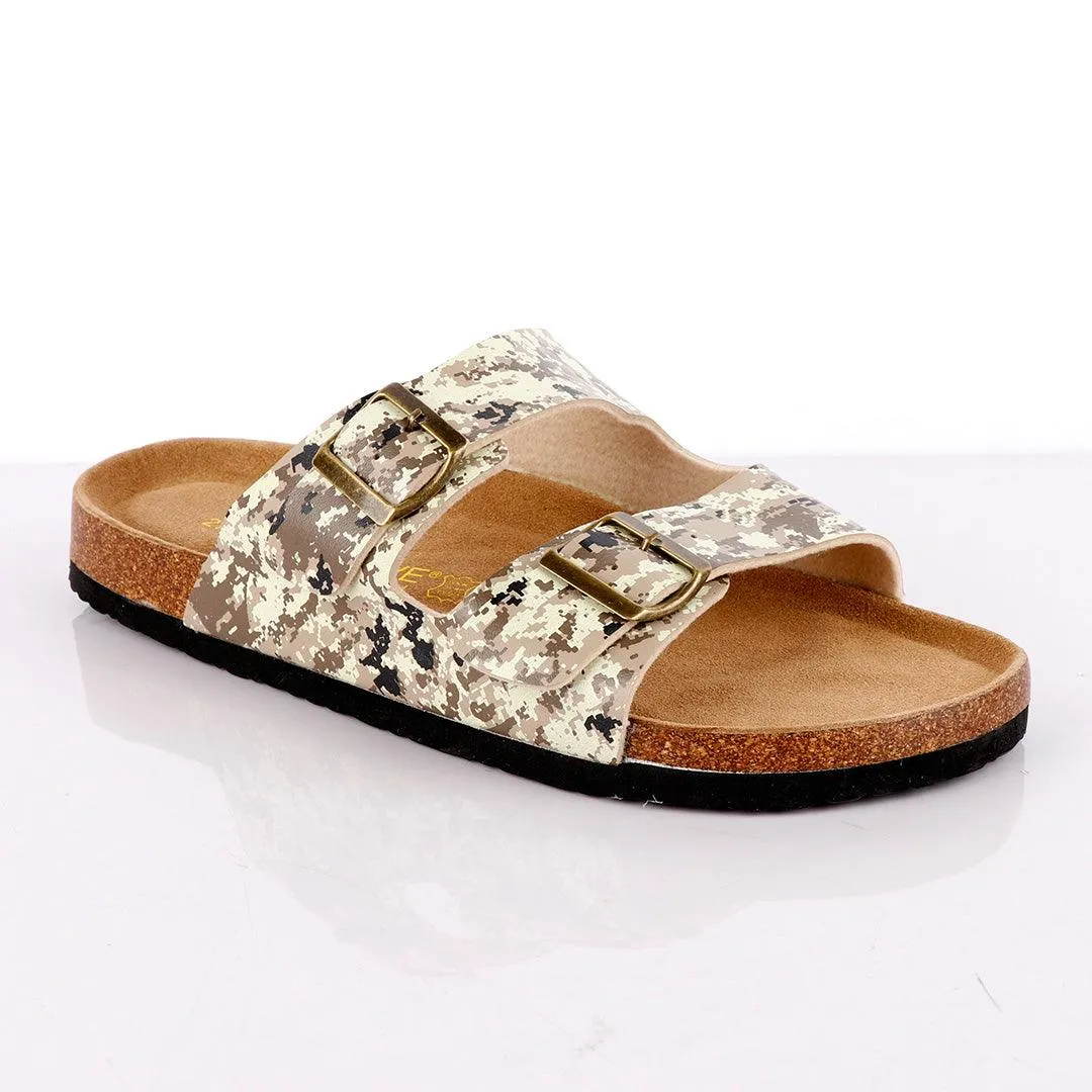 Big Brave 'Birkenstock' Camouflage Double-Strap Sandal Slippers