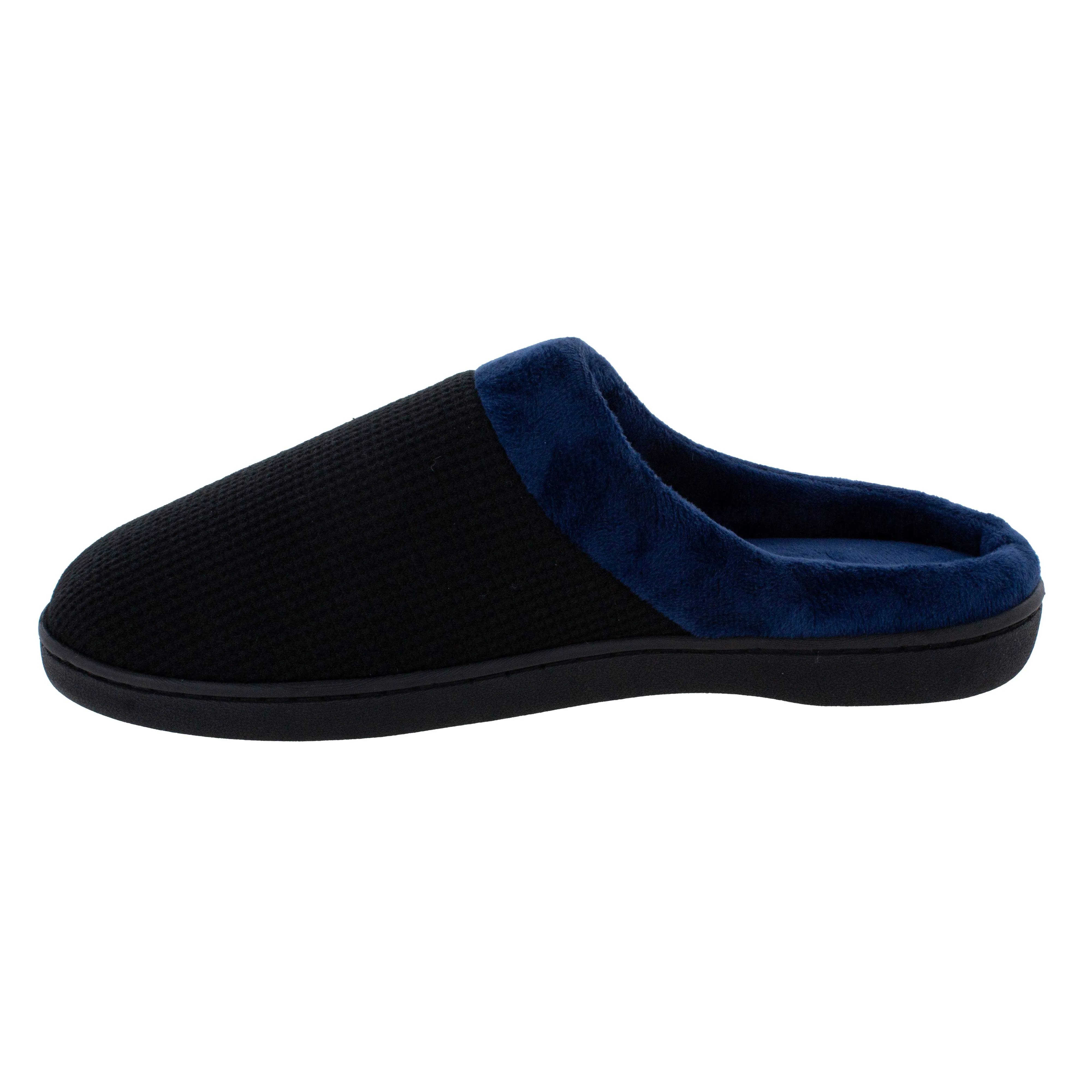 Black and Navy ComfyFeet Clog Slipper