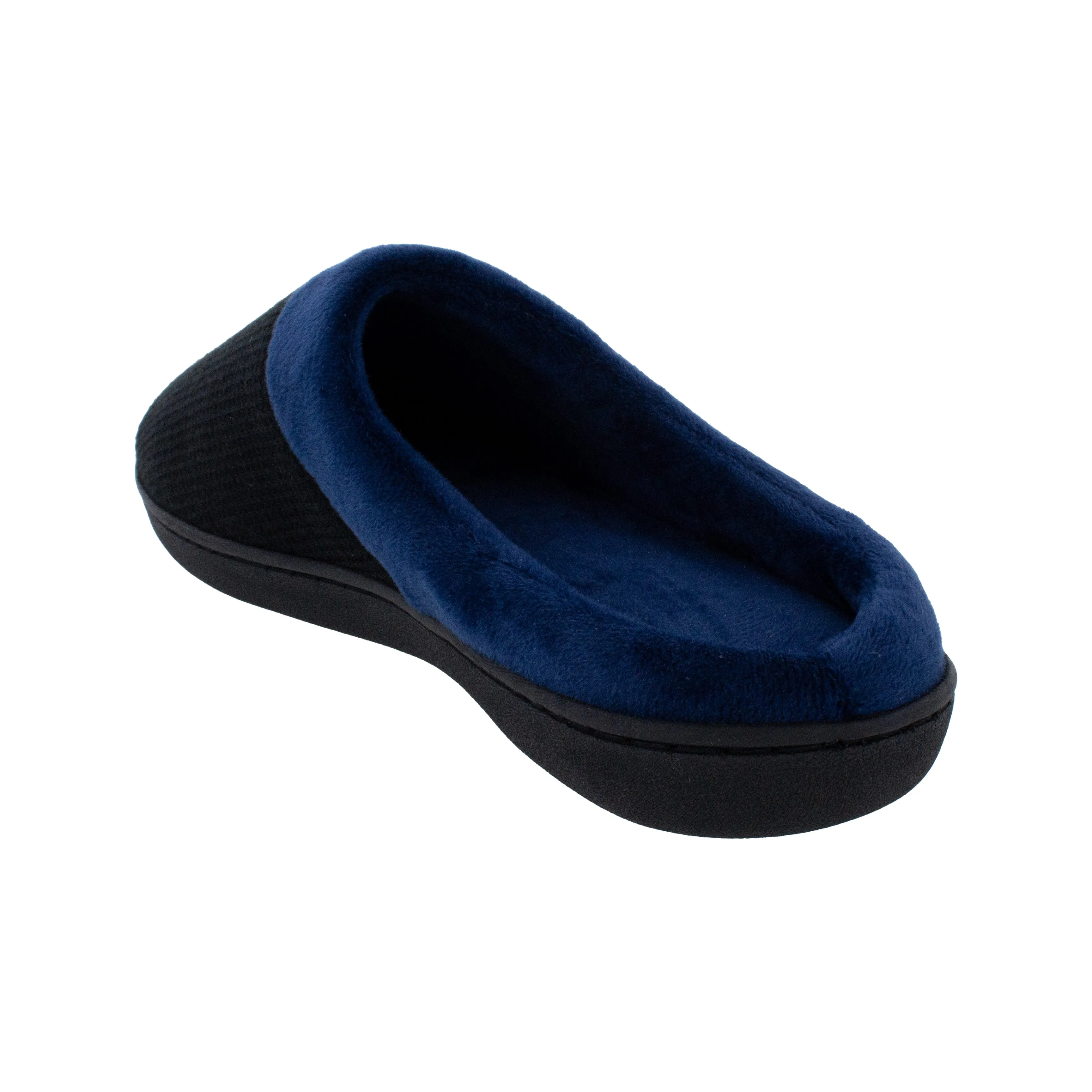 Black and Navy ComfyFeet Clog Slipper