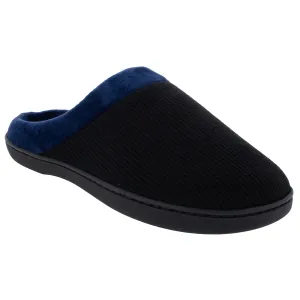 Black and Navy ComfyFeet Clog Slipper