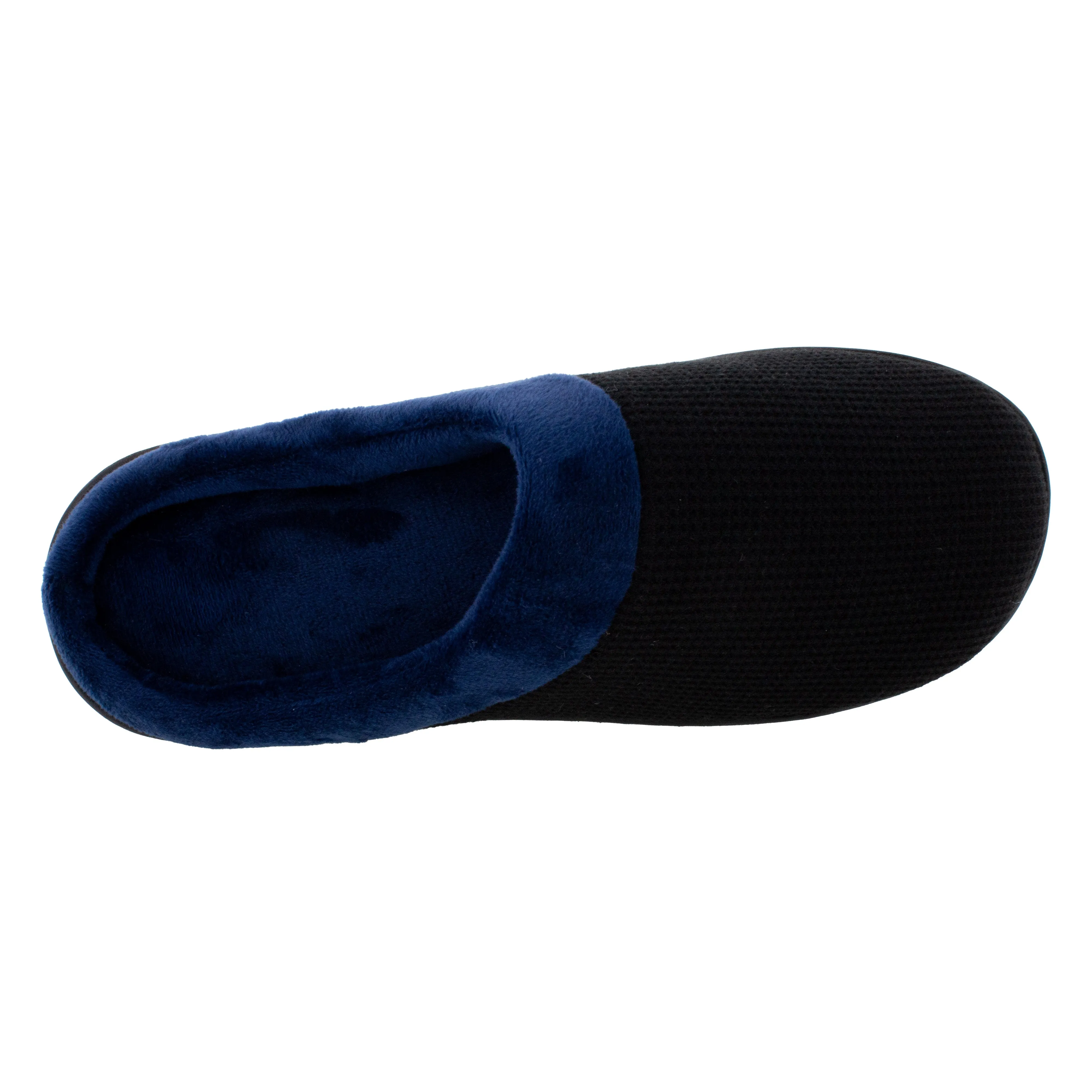 Black and Navy ComfyFeet Clog Slipper