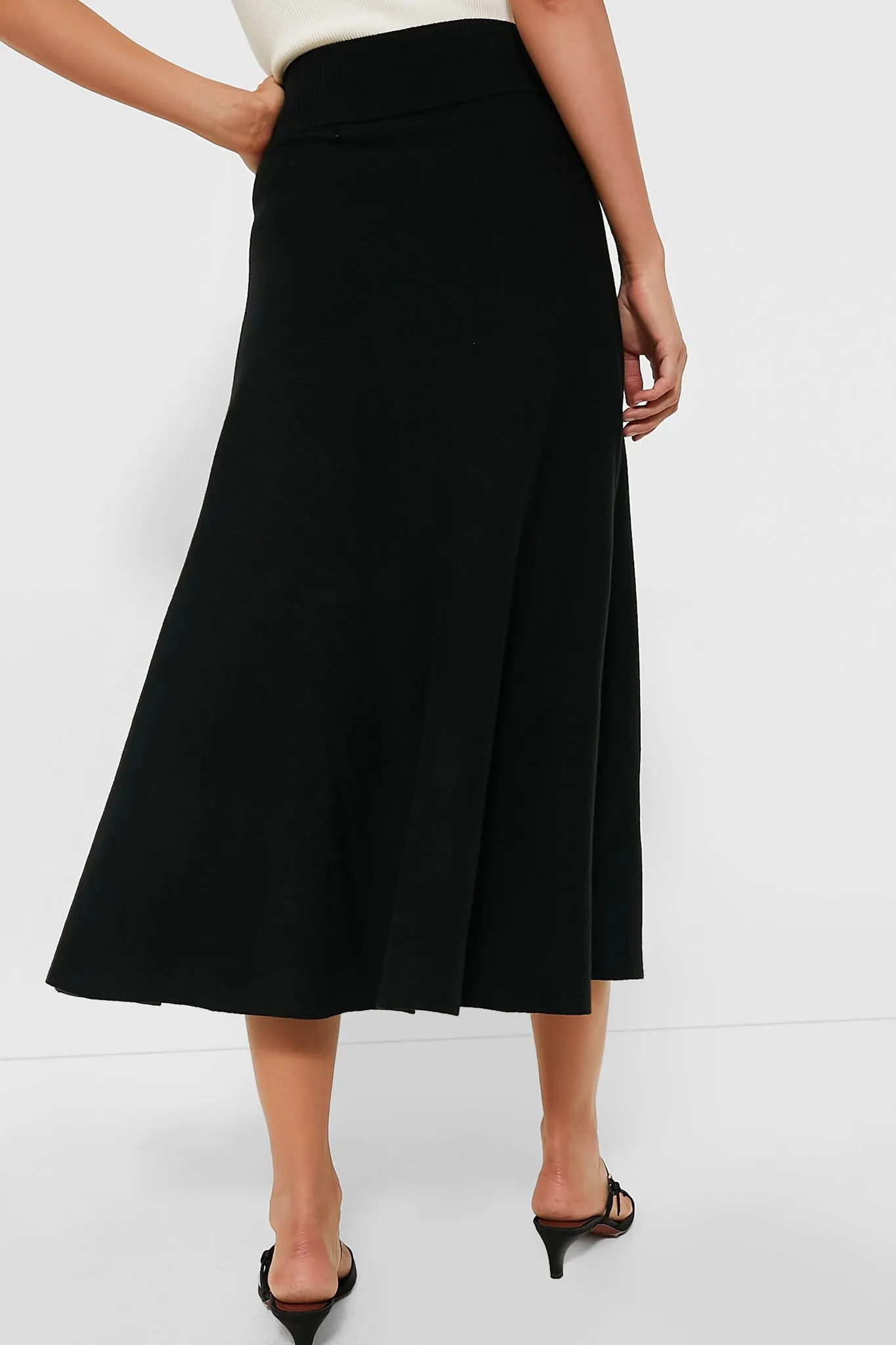 Black Knit Xena Skirt