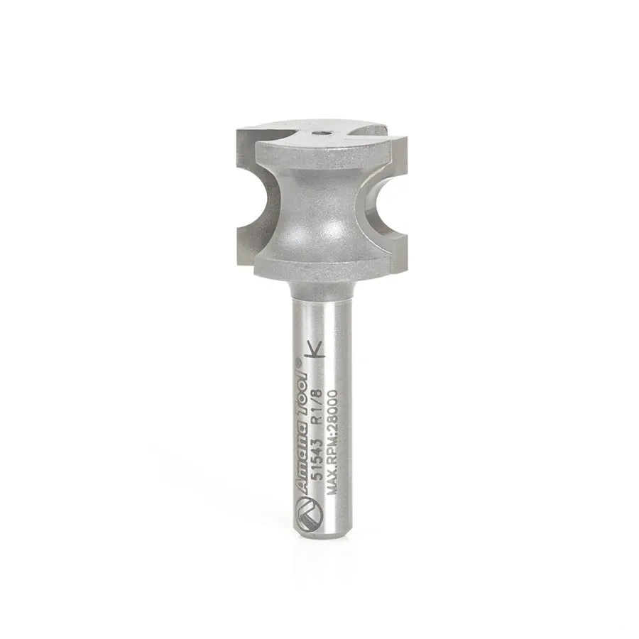 Bullnose Router Bit | 1⁄8 Radius x 23⁄32 Dia x 9⁄16 x 1⁄4" Shank | 51543 | 738685515433