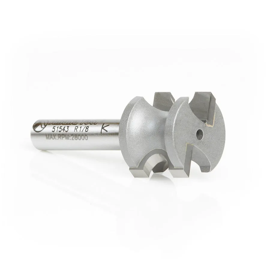 Bullnose Router Bit | 1⁄8 Radius x 23⁄32 Dia x 9⁄16 x 1⁄4" Shank | 51543 | 738685515433