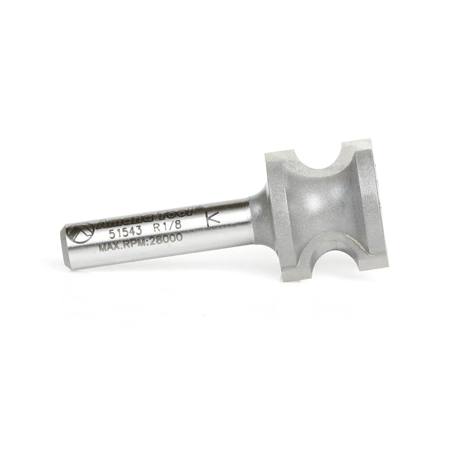 Bullnose Router Bit | 1⁄8 Radius x 23⁄32 Dia x 9⁄16 x 1⁄4" Shank | 51543 | 738685515433