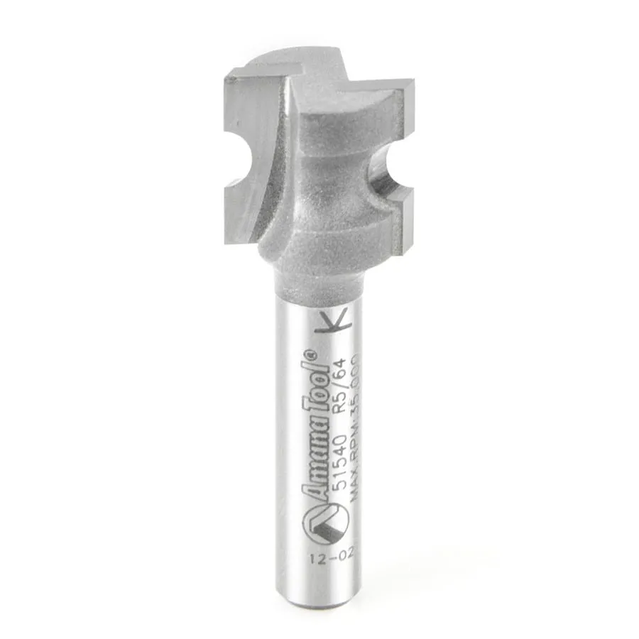 Bullnose Router Bit | 5⁄64 Radius x 17⁄32 Dia x 1⁄2 x 1⁄4" Shank | 51540 | 738685155400