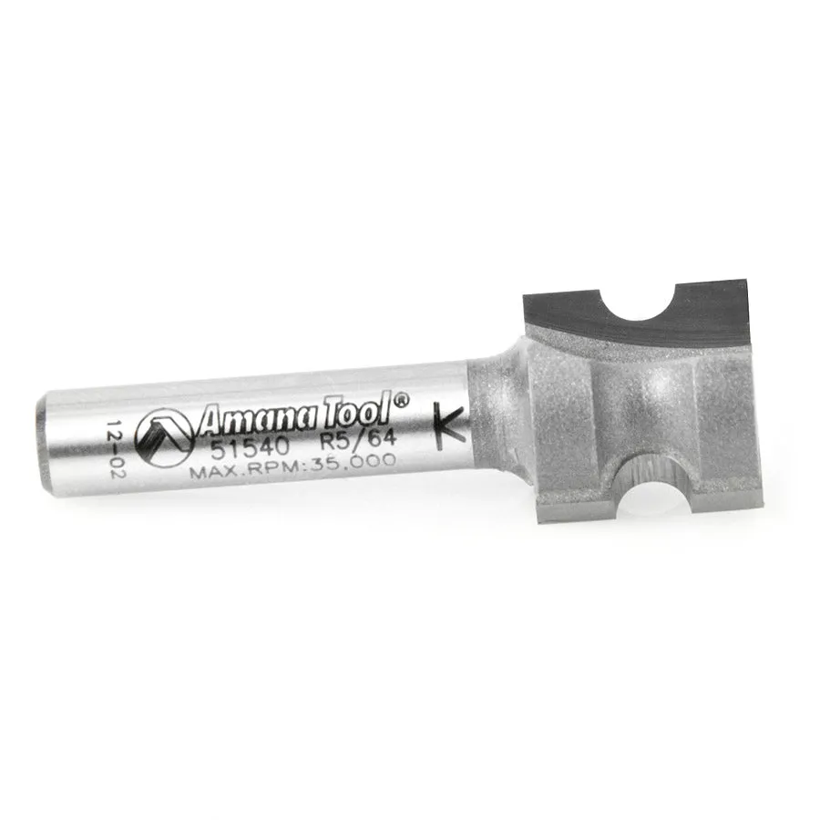 Bullnose Router Bit | 5⁄64 Radius x 17⁄32 Dia x 1⁄2 x 1⁄4" Shank | 51540 | 738685155400