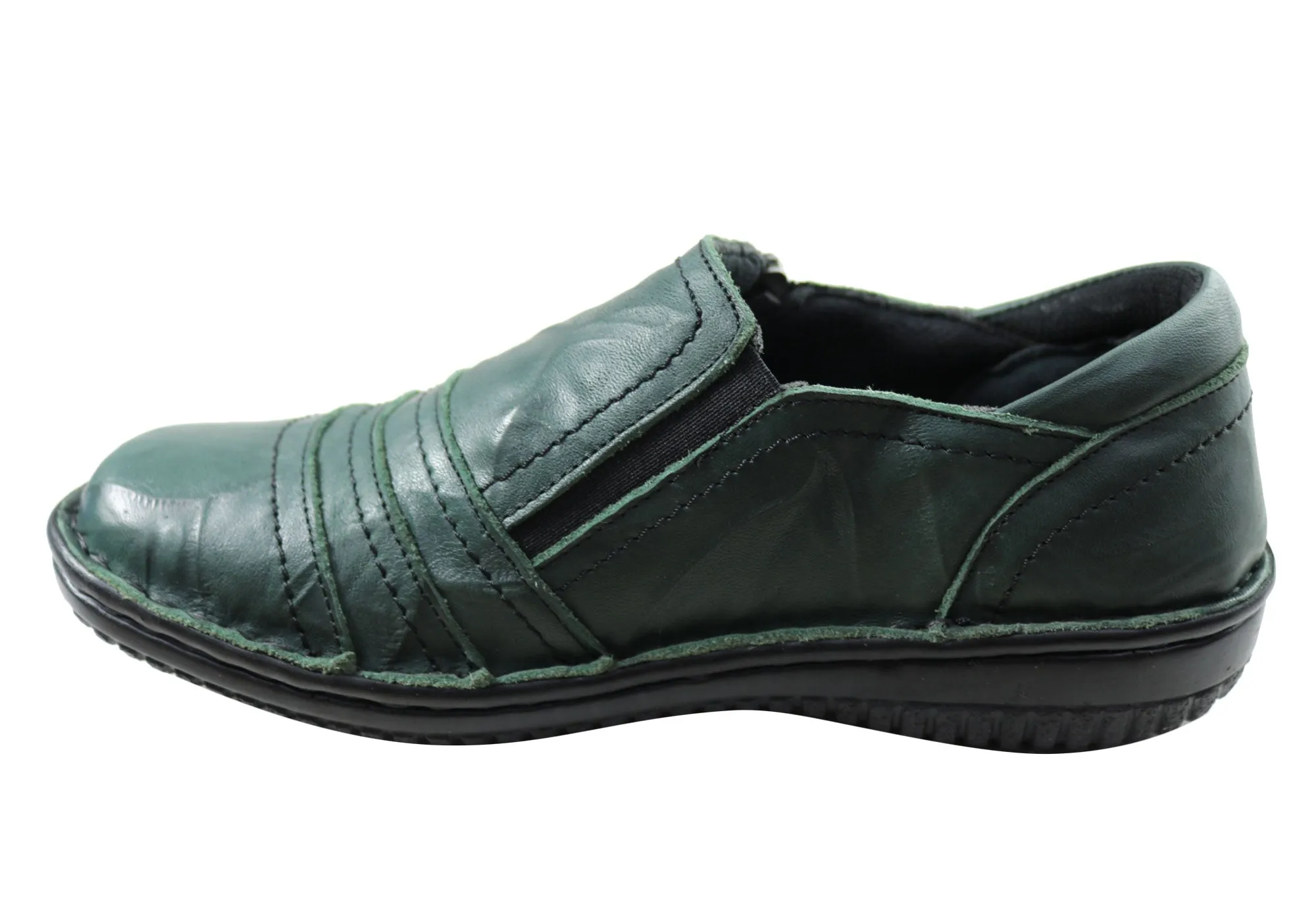 Cabello Comfort Womens 5849-27 Leather Shoes Made In Turkey