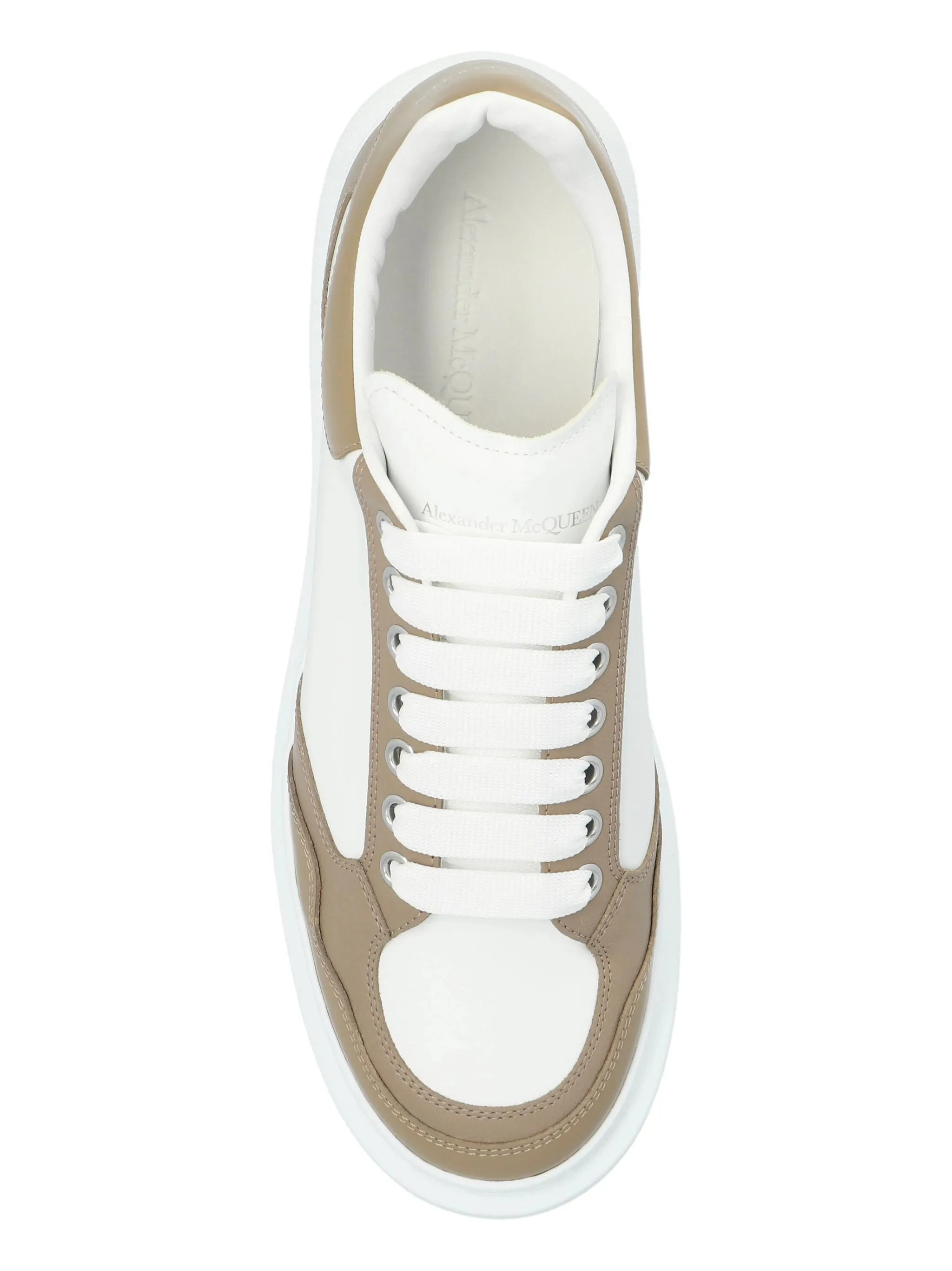 Calf Leather Panelled Sneakers