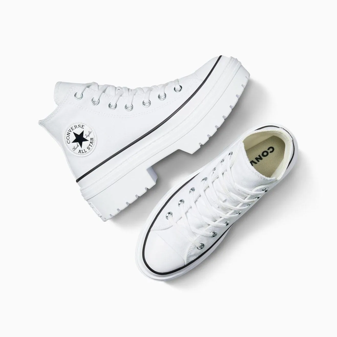 Chuck Taylor Lugged Heel Platform Hi | White