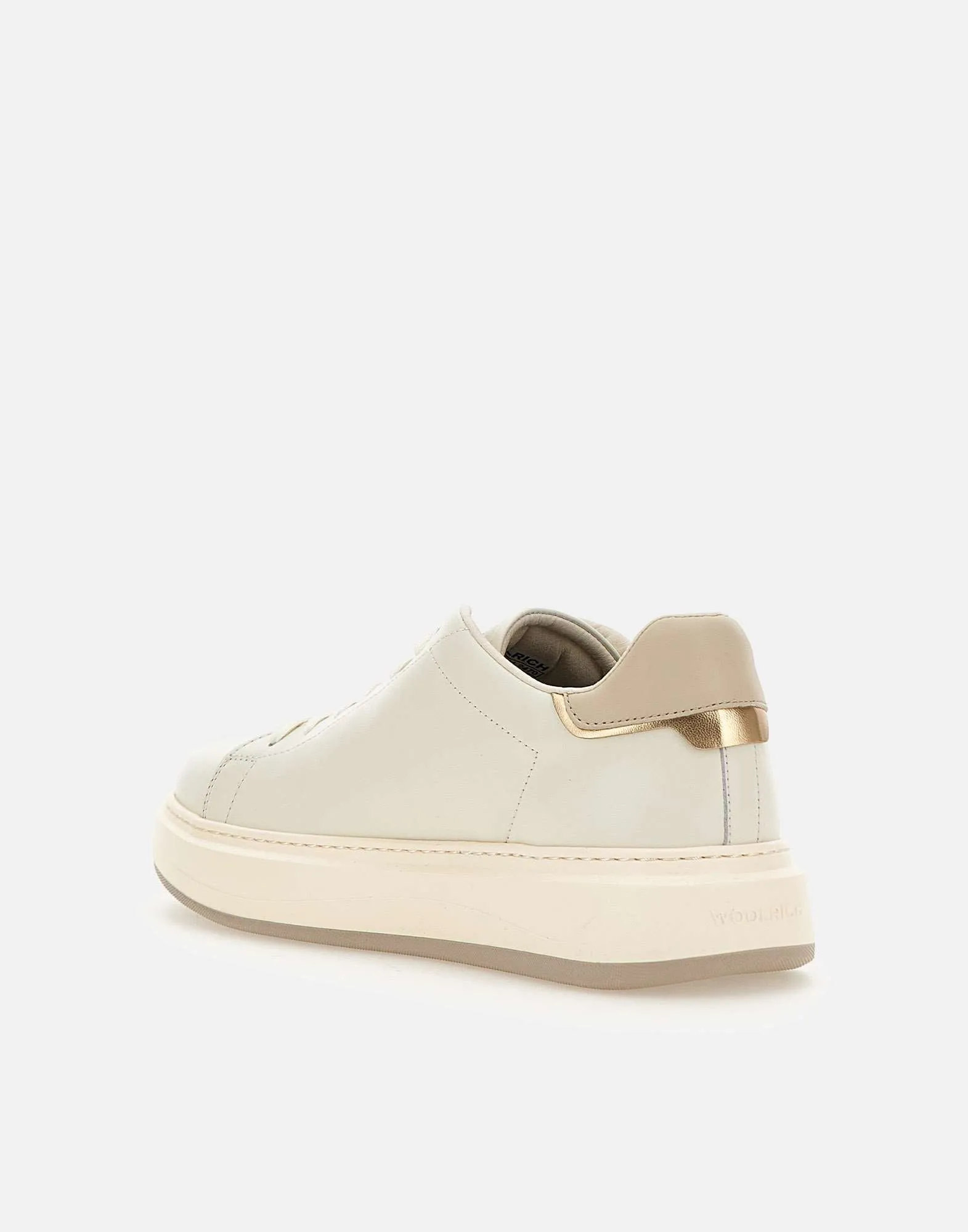 Chunky Court White Leather Sneakers