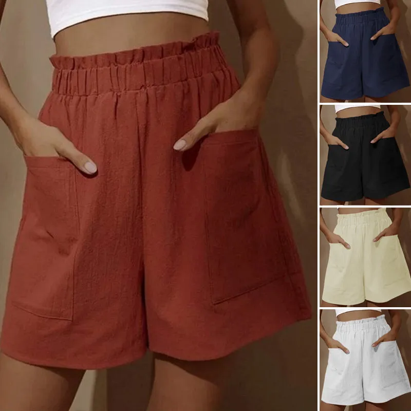 Cotton Bud High Waist Shorts