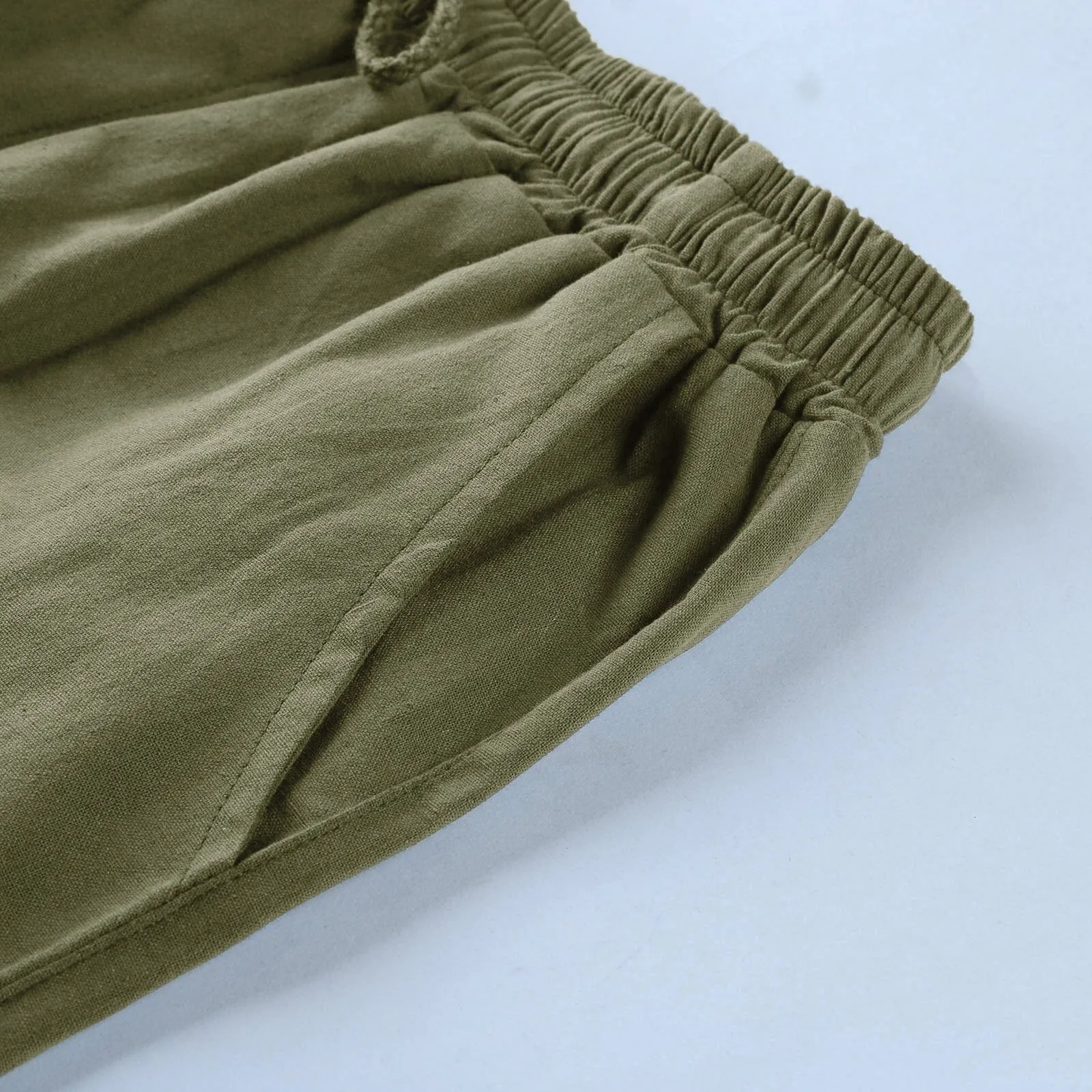 Cotton Pants with Pockets