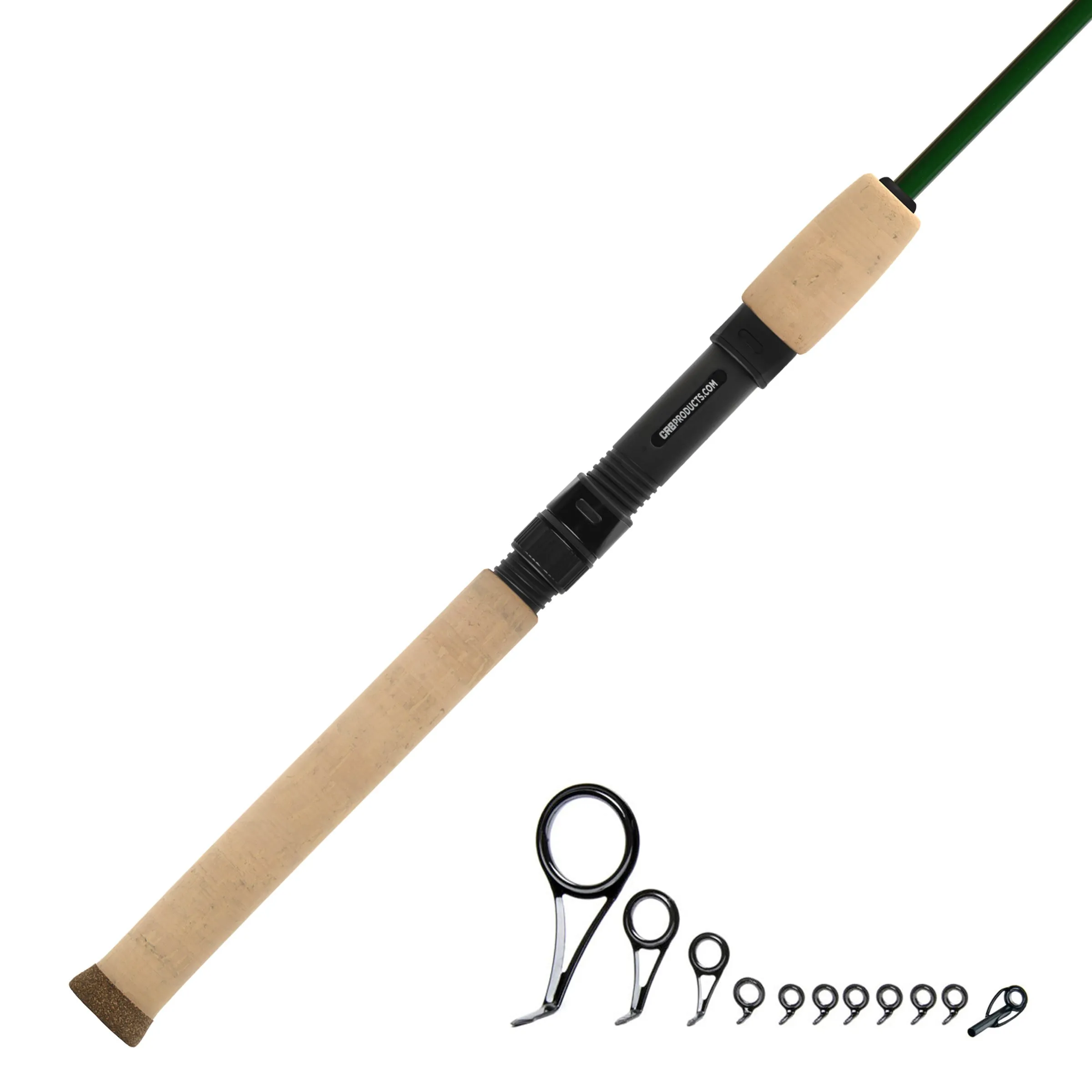 CRB 7'0" Medium 2-Piece Color Spinning Rod Kit