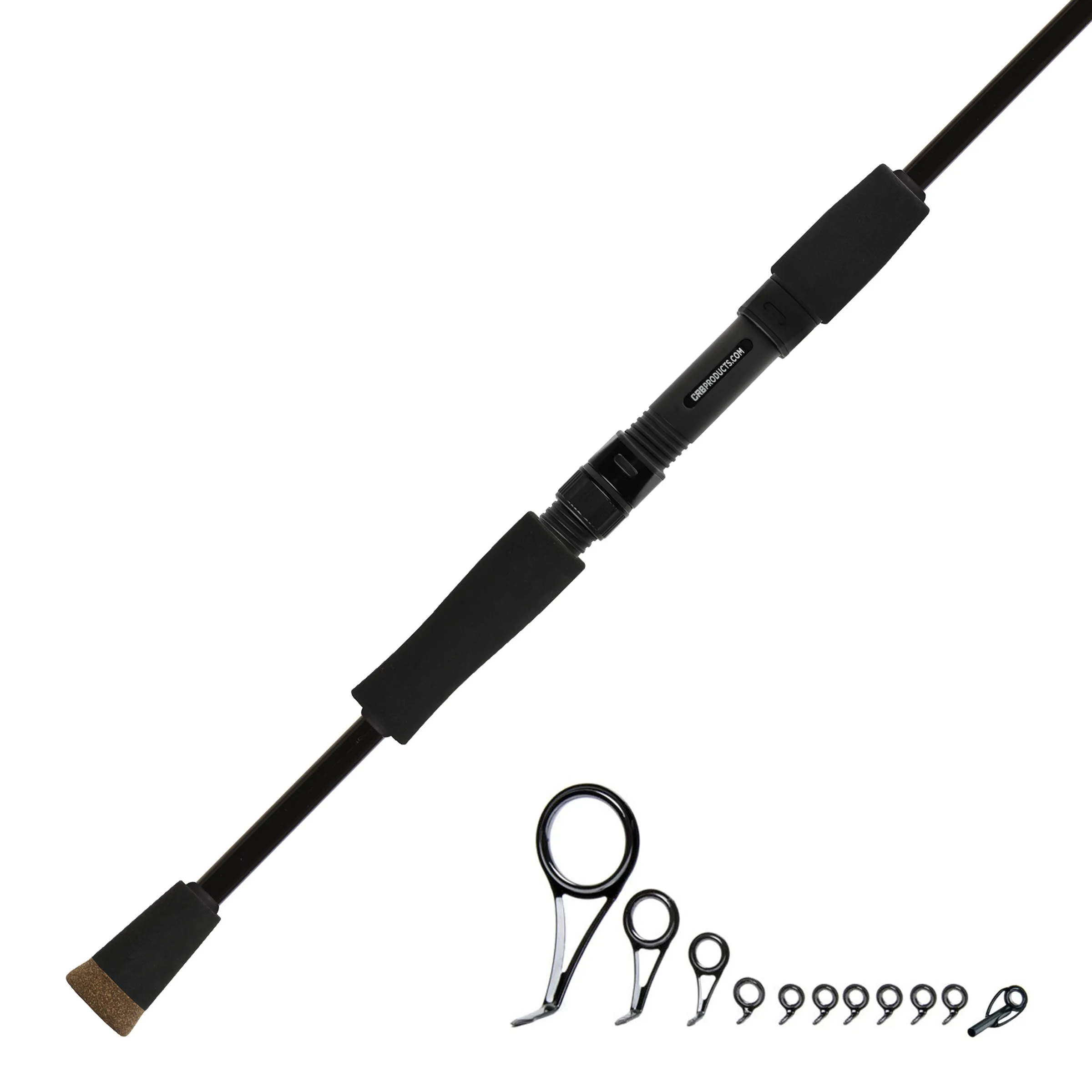 CRB 7'0" Medium 2-Piece Color Spinning Rod Kit