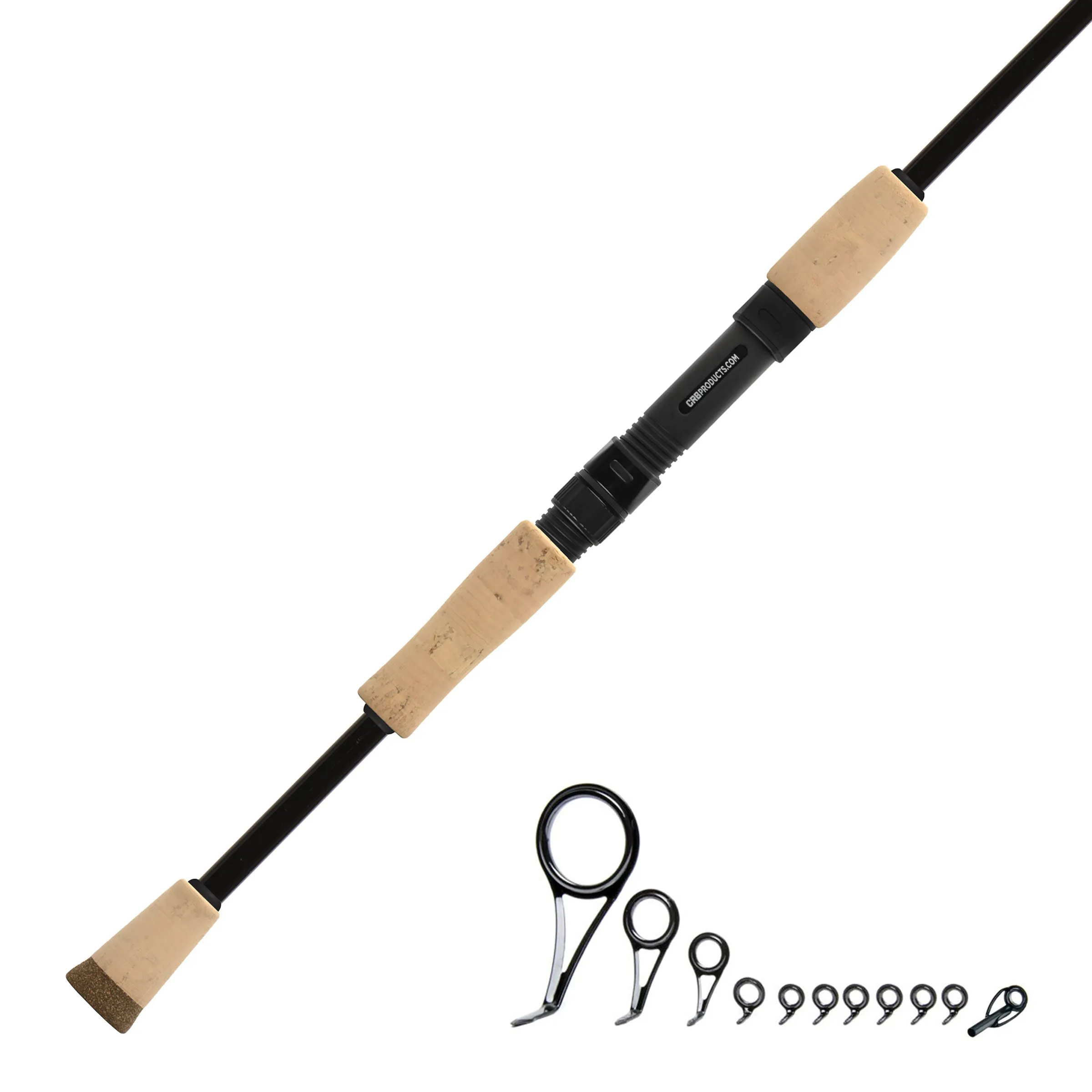 CRB 7'0" Medium 2-Piece Color Spinning Rod Kit