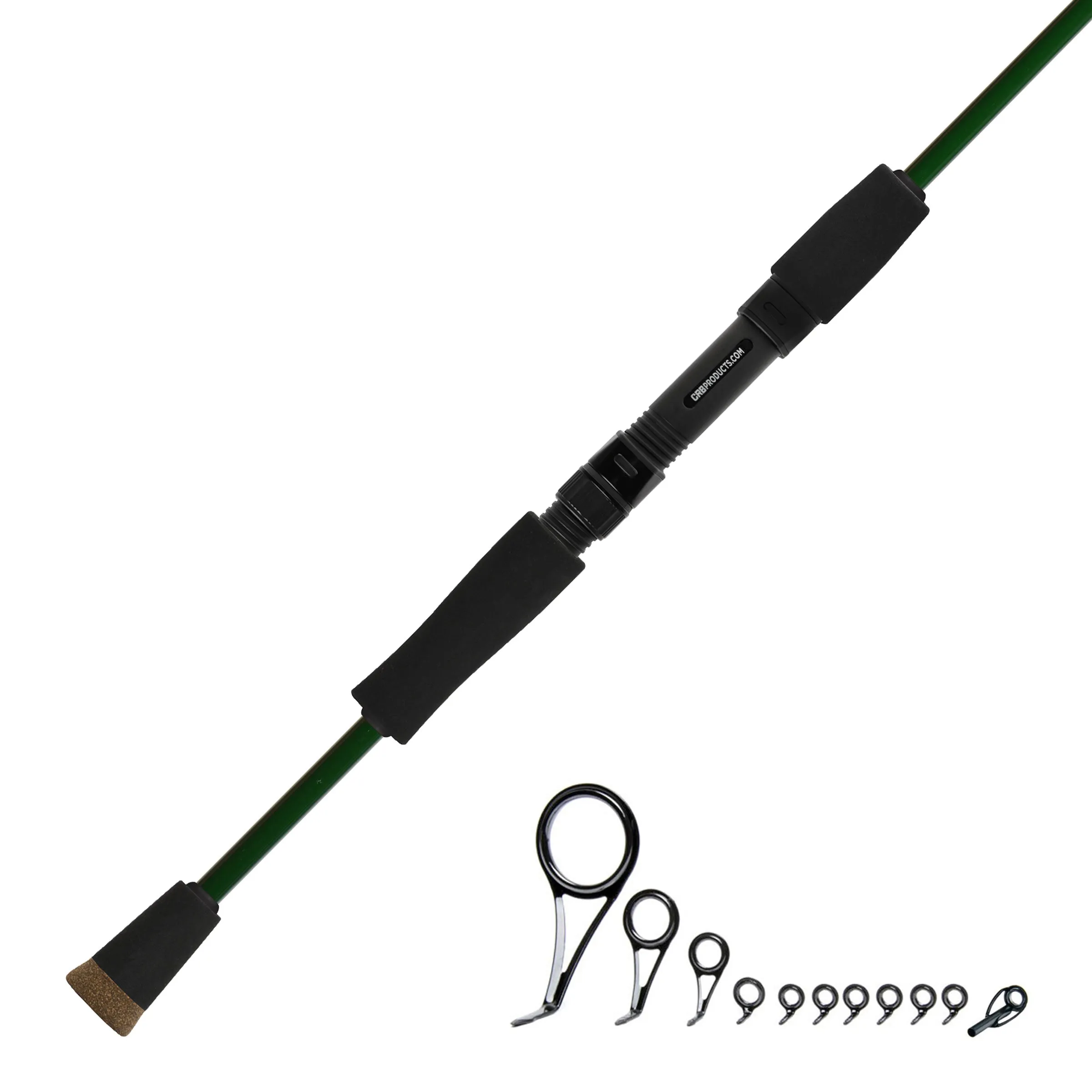 CRB 7'0" Medium 2-Piece Color Spinning Rod Kit