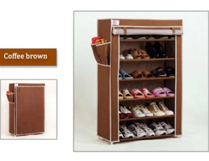 Dust Cover Shoe Rack