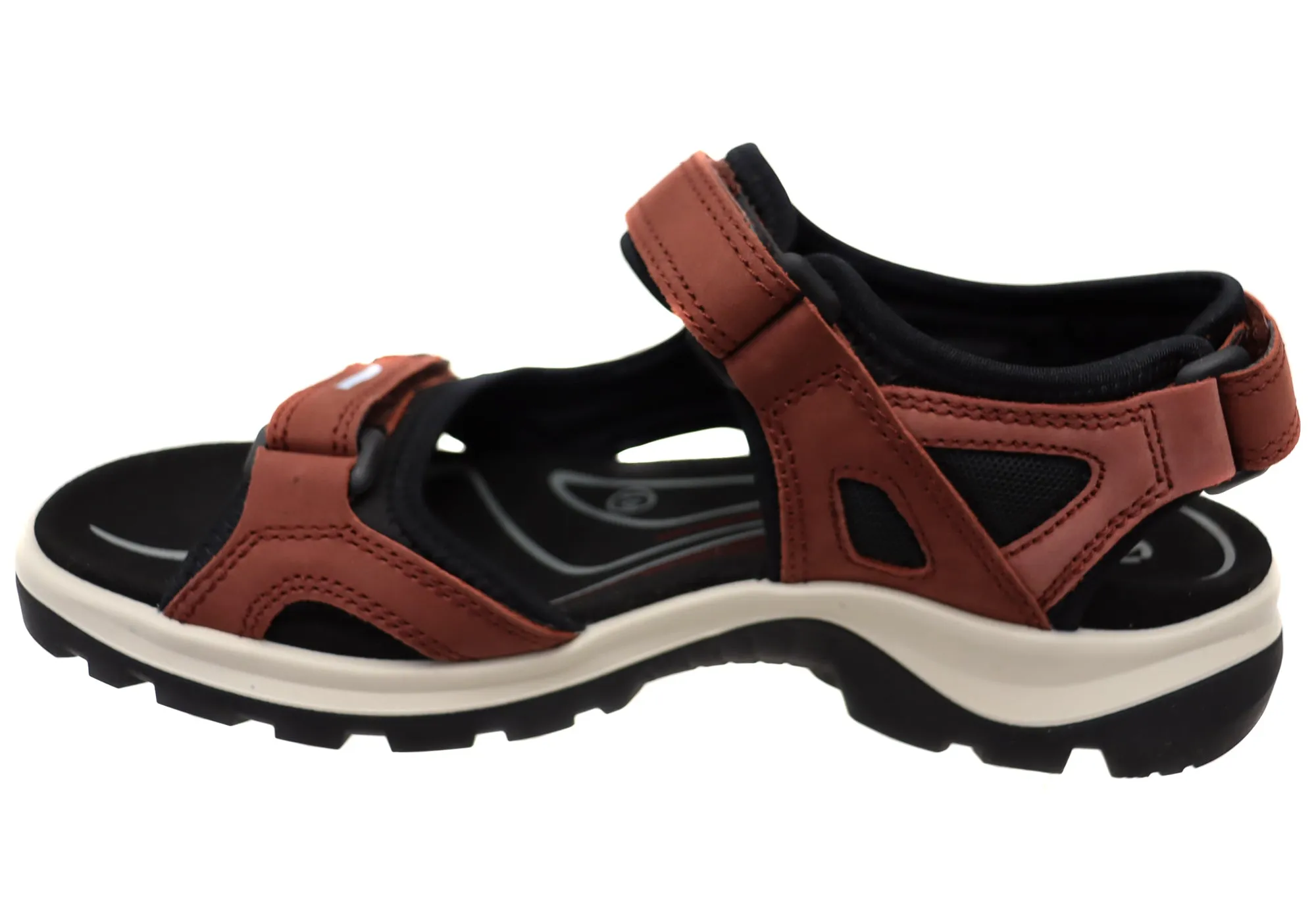 ECCO Womens Offroad Comfortable Leather Adjustable Sandals