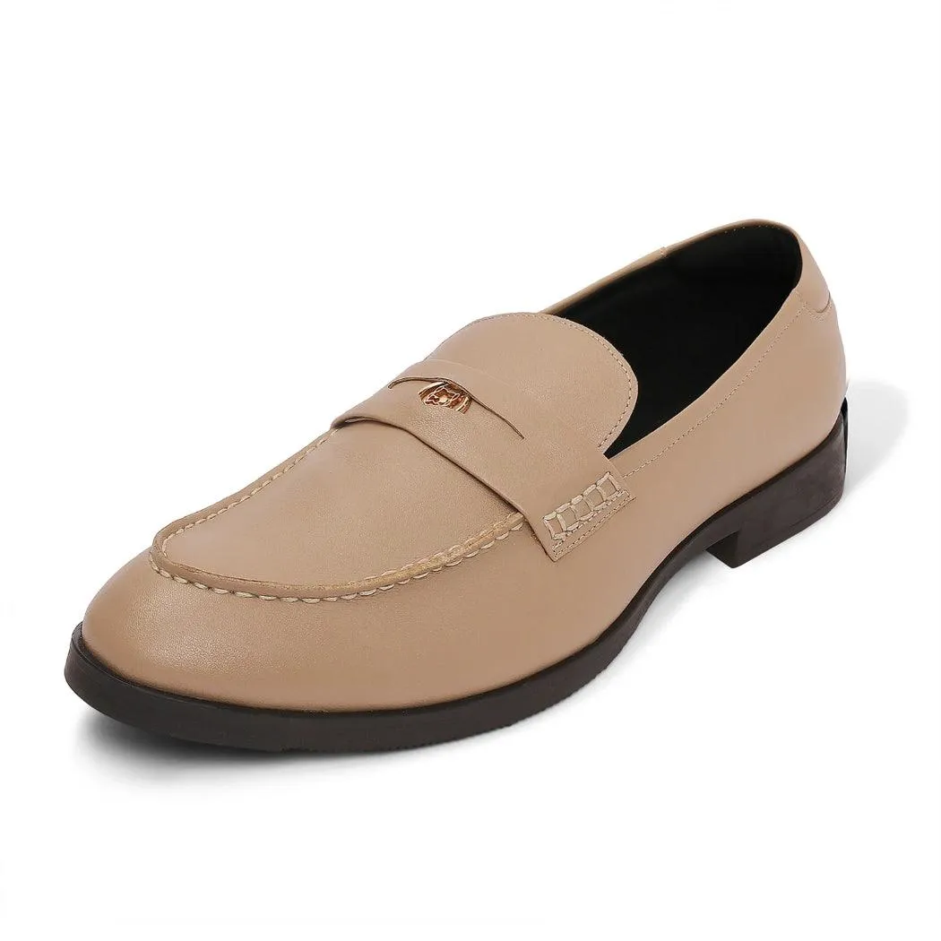 Elbono- Moroccan Beige Penny Slip On