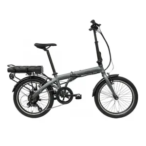 Falcon Compact Electric Folding Bike, 20" Matte Grey