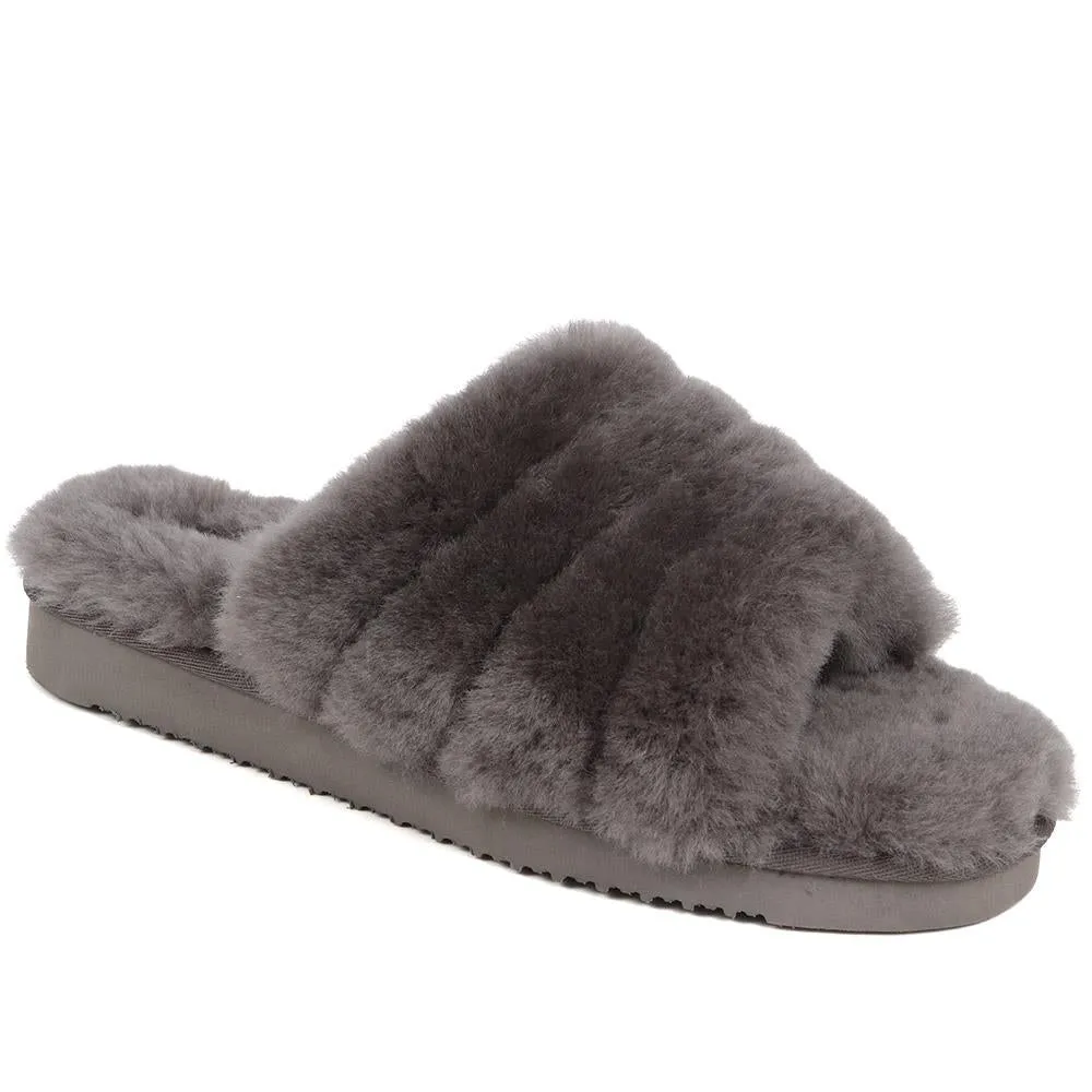 Falonda Faux Fur Slippers  - FALONDA / 326 074