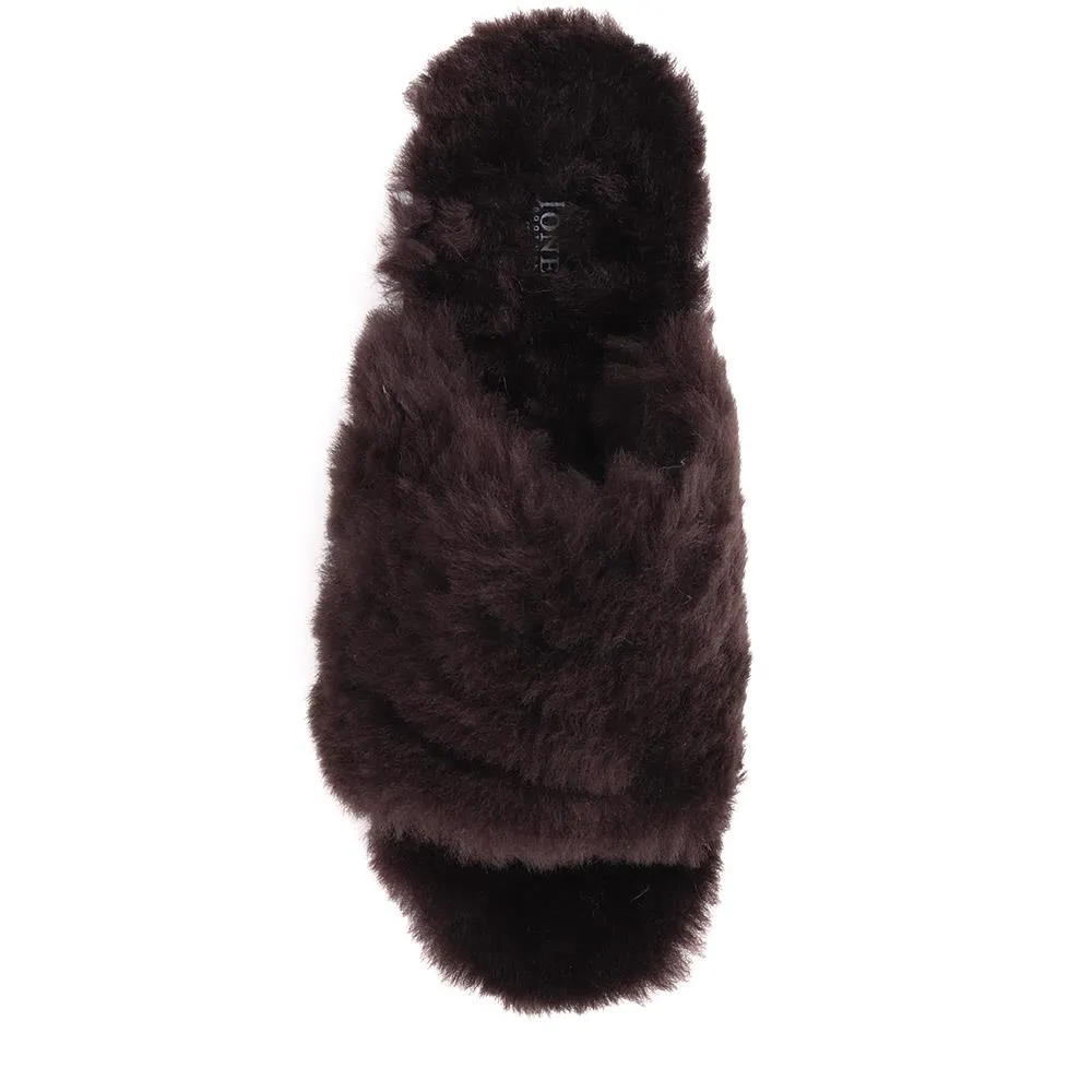 Falonda Faux Fur Slippers  - FALONDA / 326 074