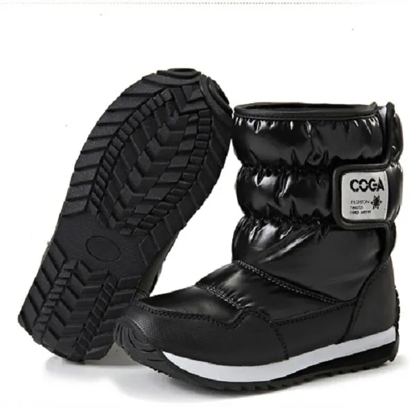 Fashionable Water-proof Girls' Square Toe Snow Boots