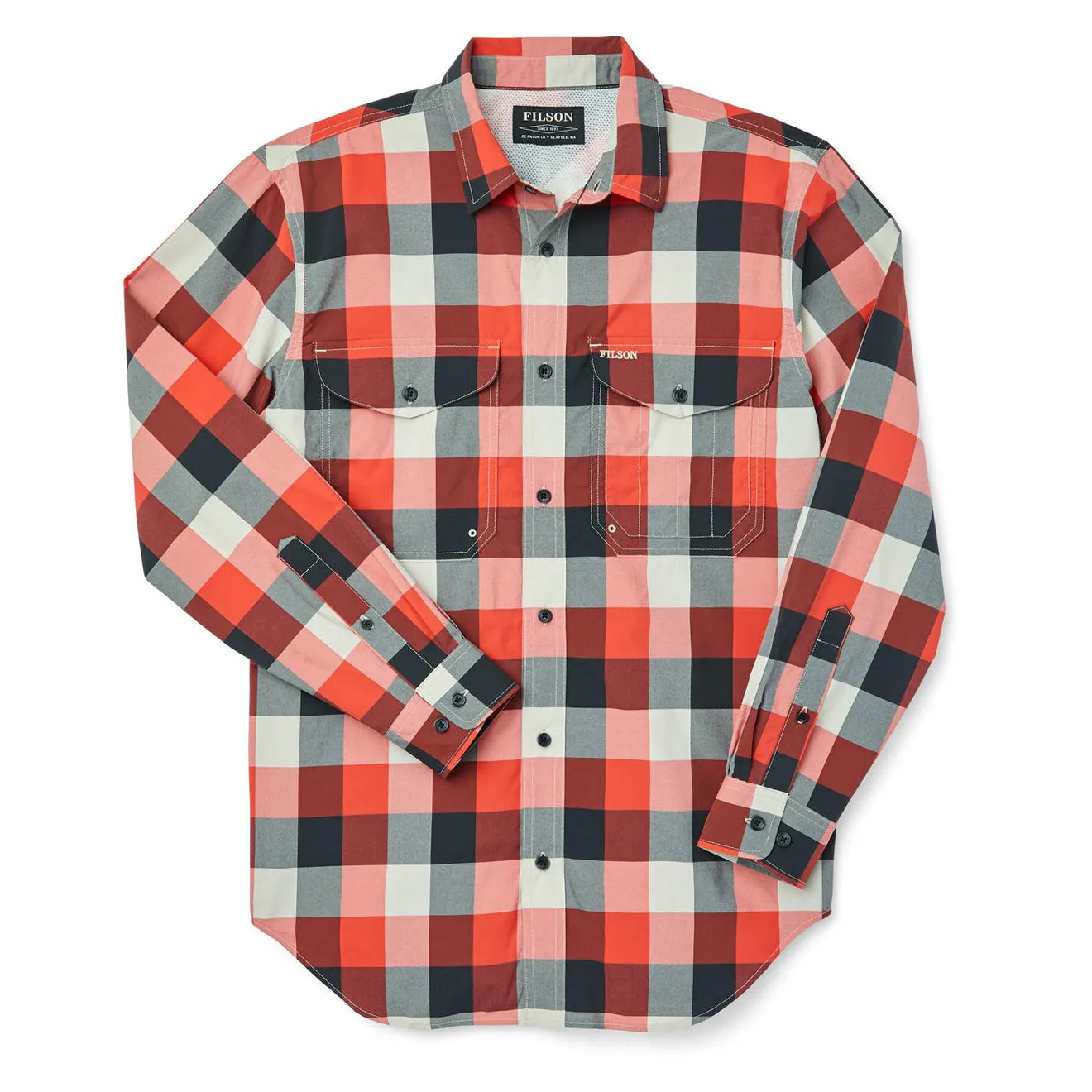 Filson Twin Lakes Sport Shirt Red / Black / Cream